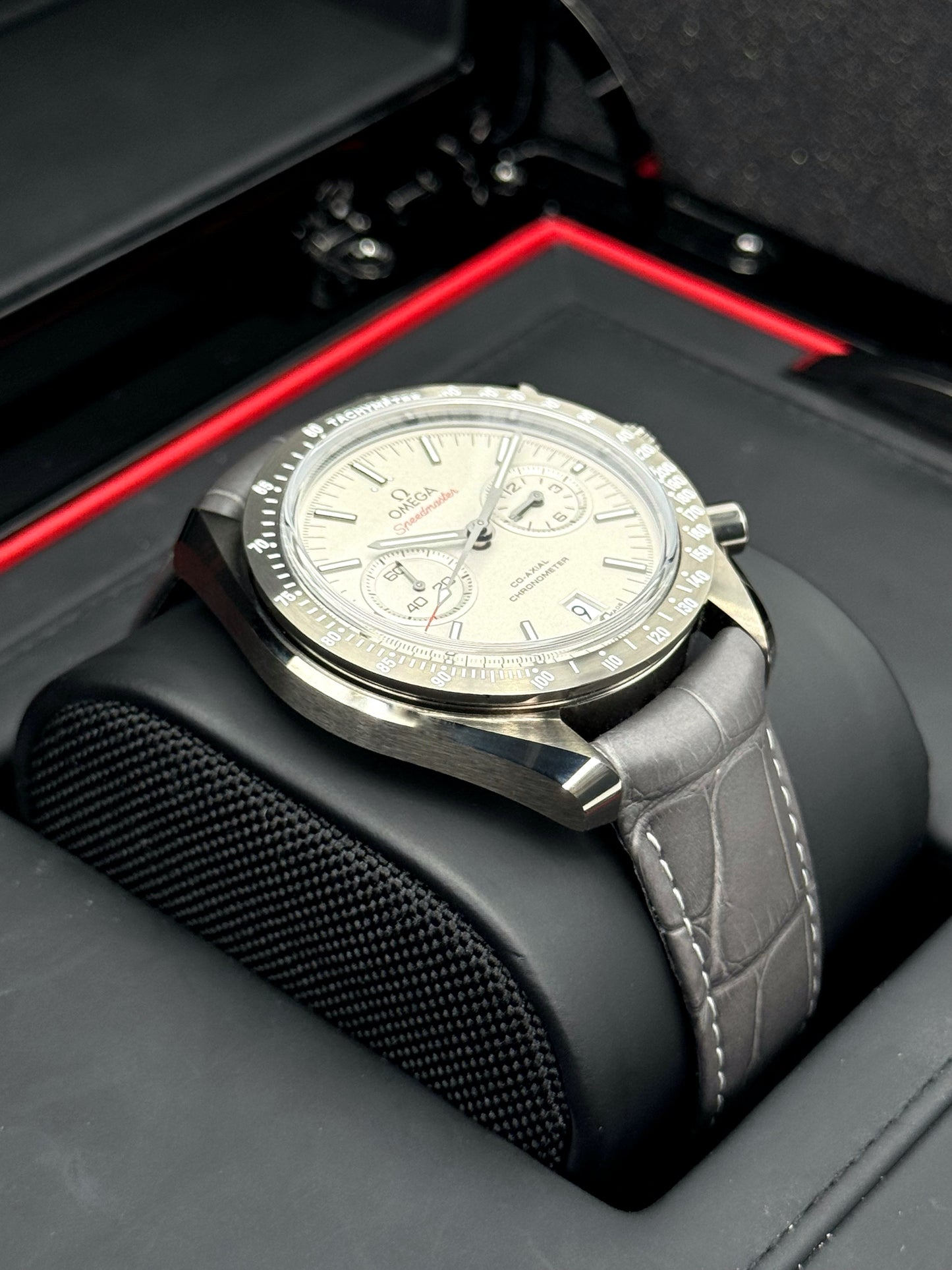 2022 Speedmaster Dark Side Of The Moon 44.25mm Grey Ceramic - MyWatchLLC