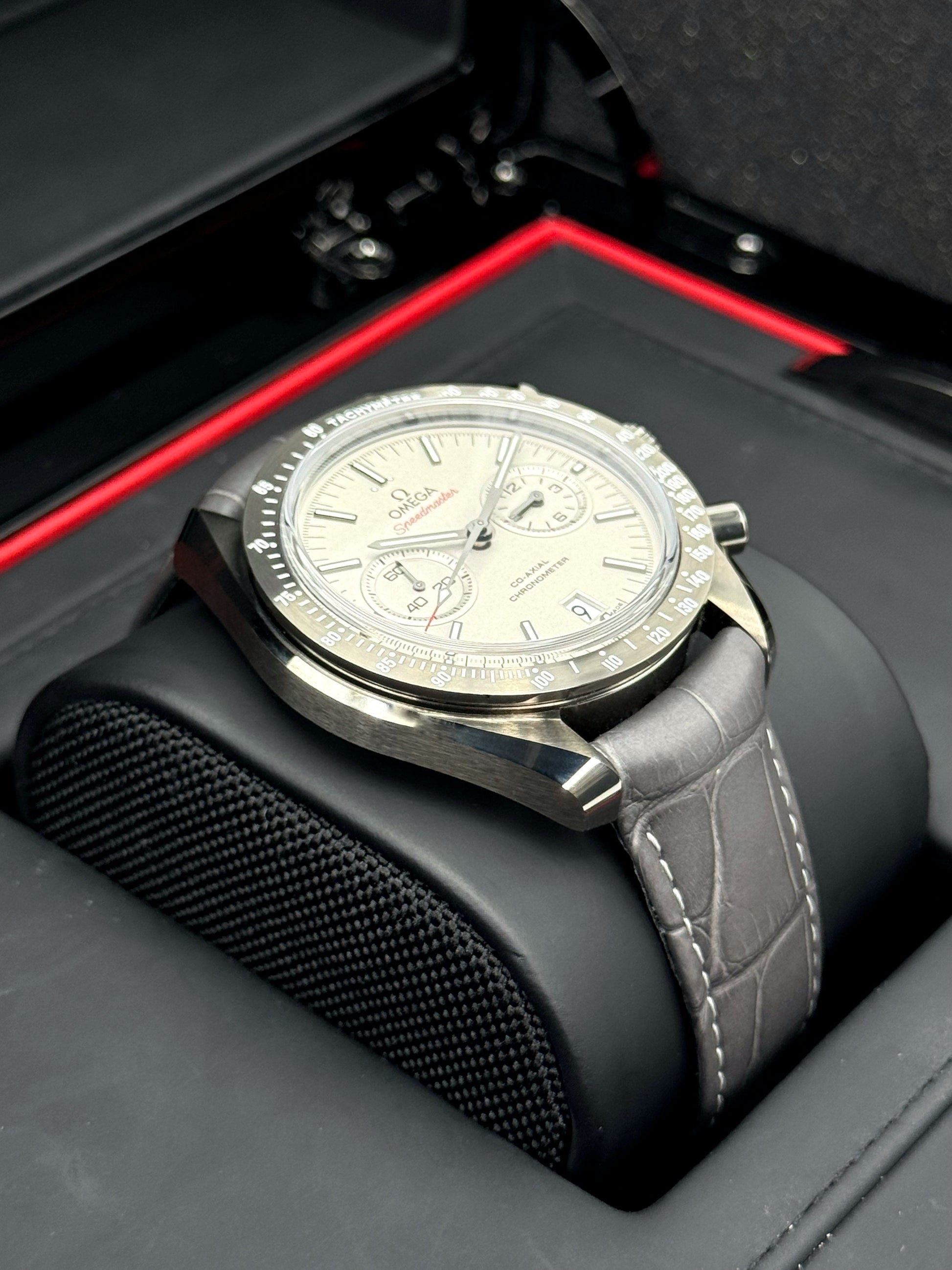 2022 Speedmaster Dark Side Of The Moon 44.25mm Grey Ceramic - MyWatchLLC