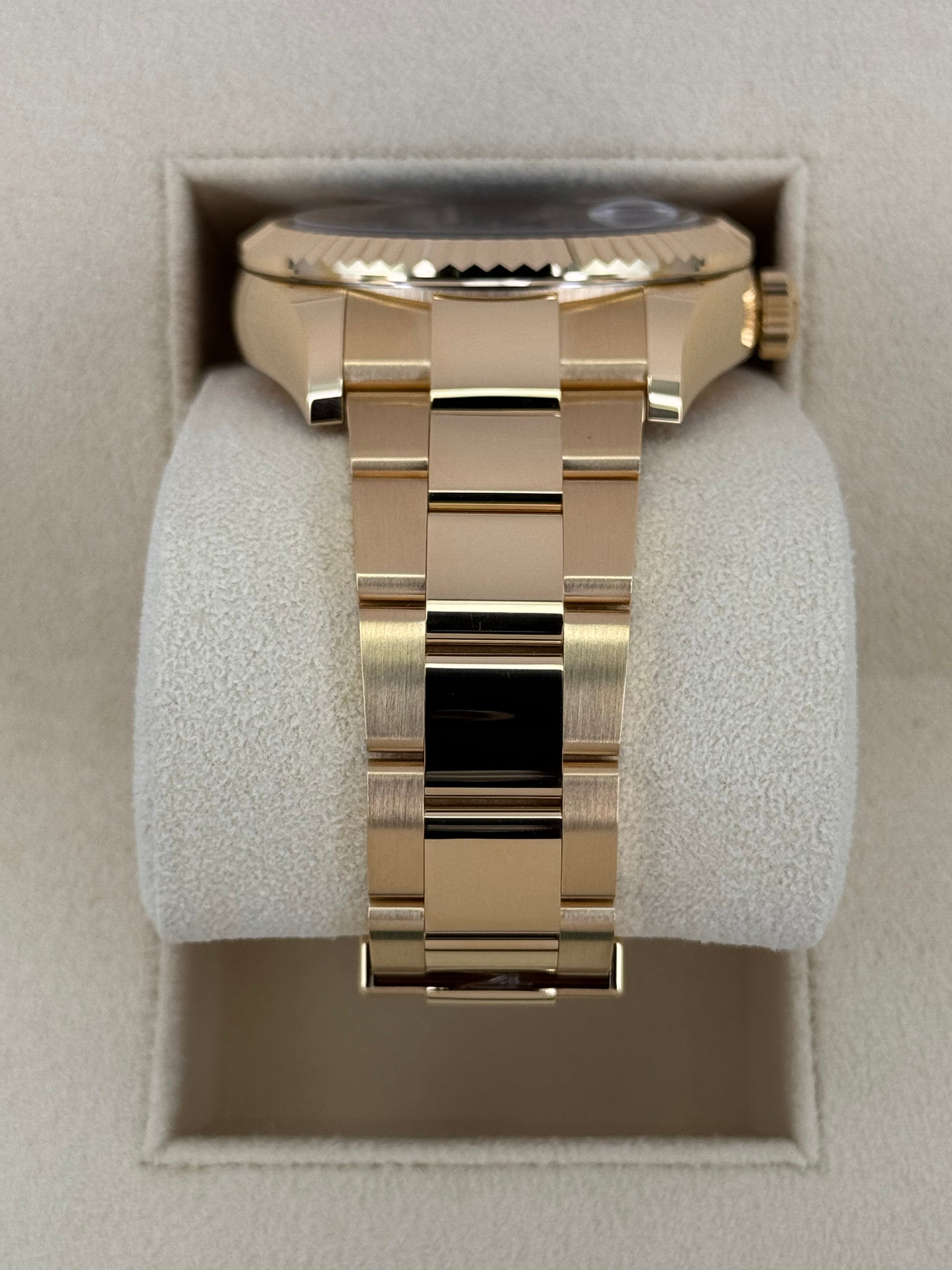 NEW 2025 Rolex Sky-Dweller 42mm 336938 Yellow Gold Oyster Black Dial - MyWatchLLC