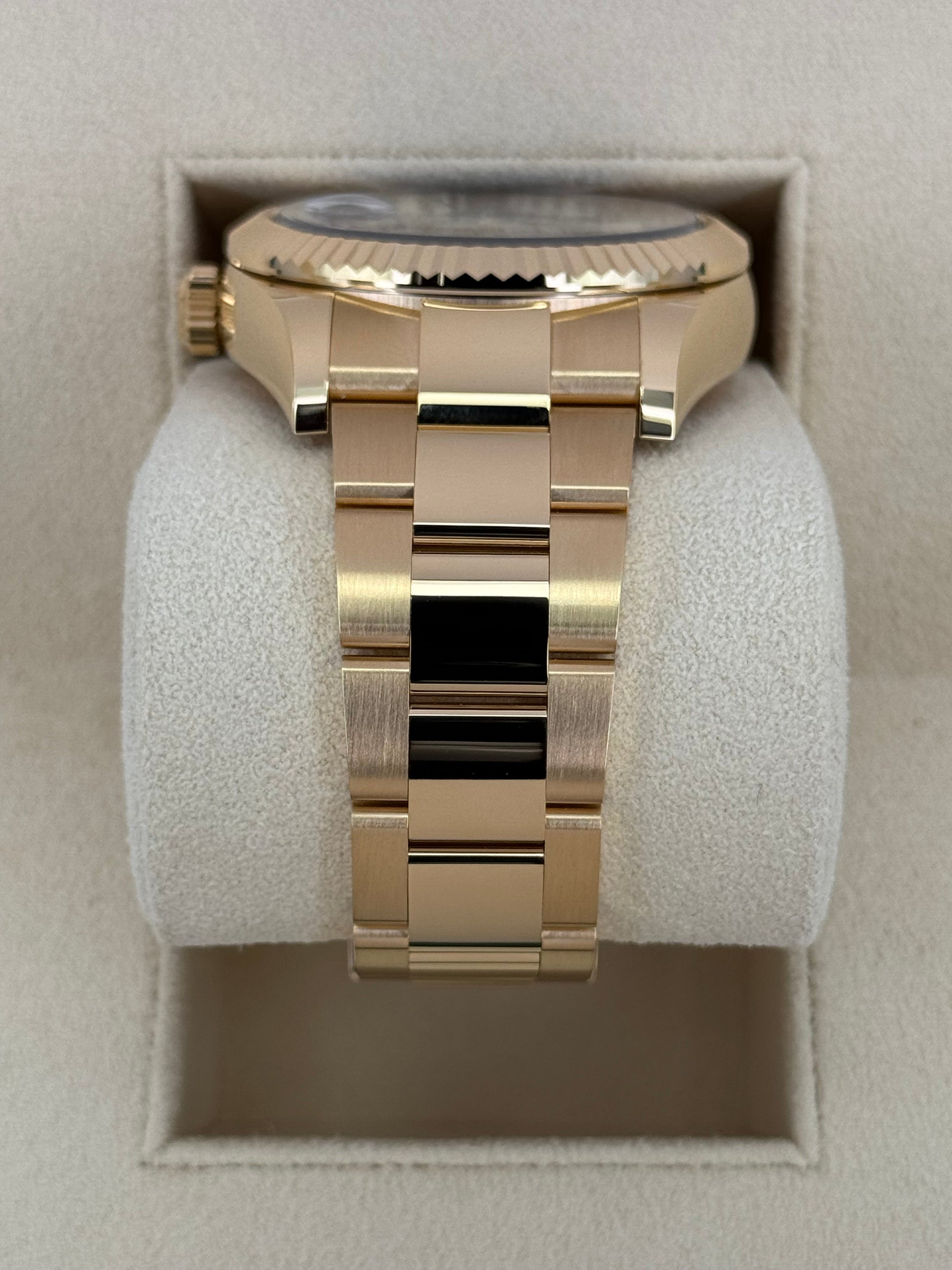 NEW 2025 Rolex Sky-Dweller 42mm 336938 Yellow Gold Oyster Black Dial - MyWatchLLC