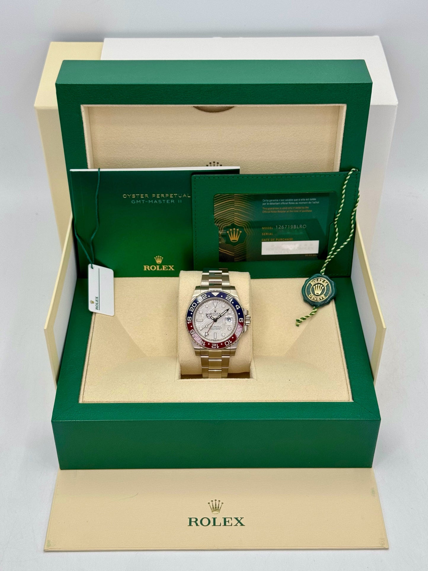 2024 Rolex GMT-Master II "Pepsi" 40mm 126719BLRO Meteorite Dial - MyWatchLLC
