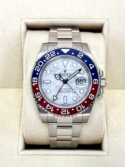 2024 Rolex GMT-Master II "Pepsi" 40mm 126719BLRO Meteorite Dial - MyWatchLLC