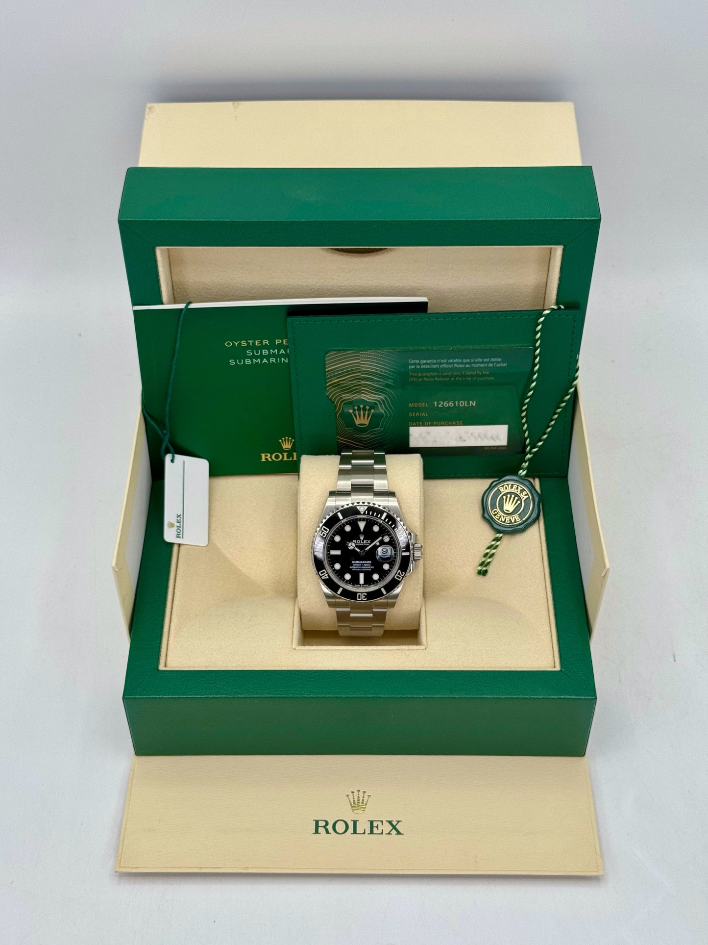 2022 Rolex Submariner 41mm 126610LN Stainless Steel Black Dial - MyWatchLLC