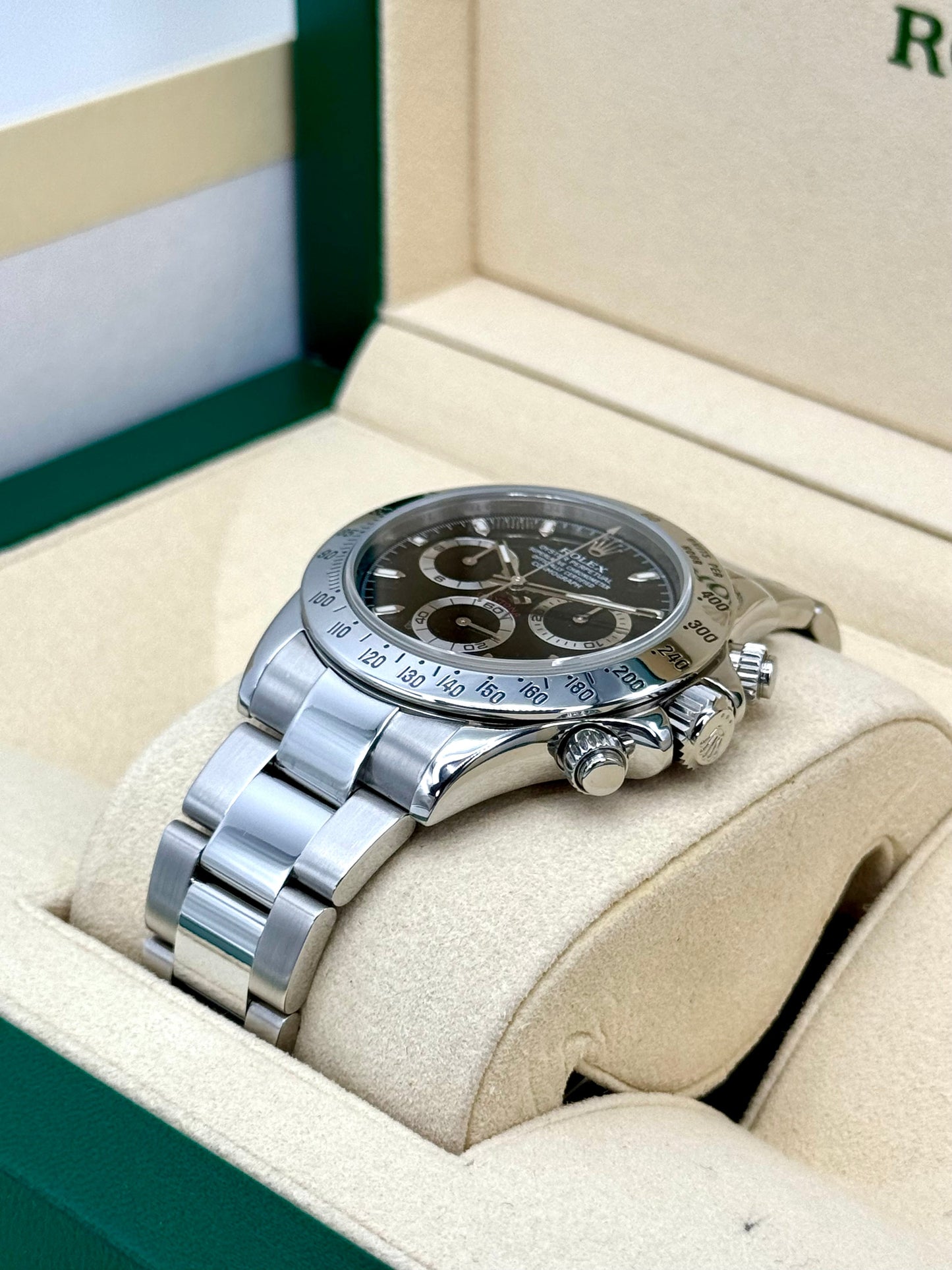 2015 Rolex Daytona 40mm 116520 Stainless Steel Black Dial - MyWatchLLC