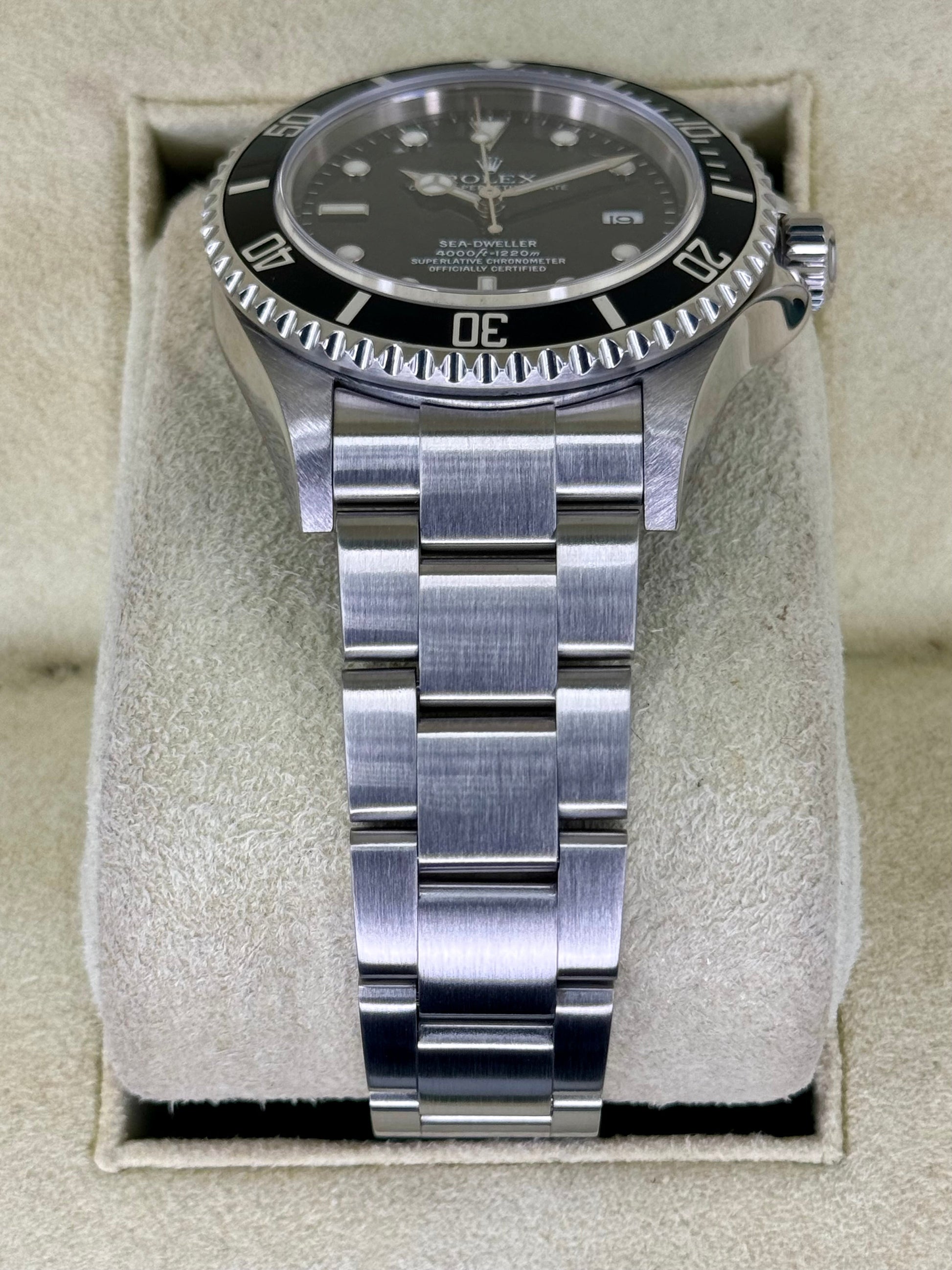2005 Rolex Sea-Dweller 40mm 16600 Stainless Steel Black Dial - MyWatchLLC
