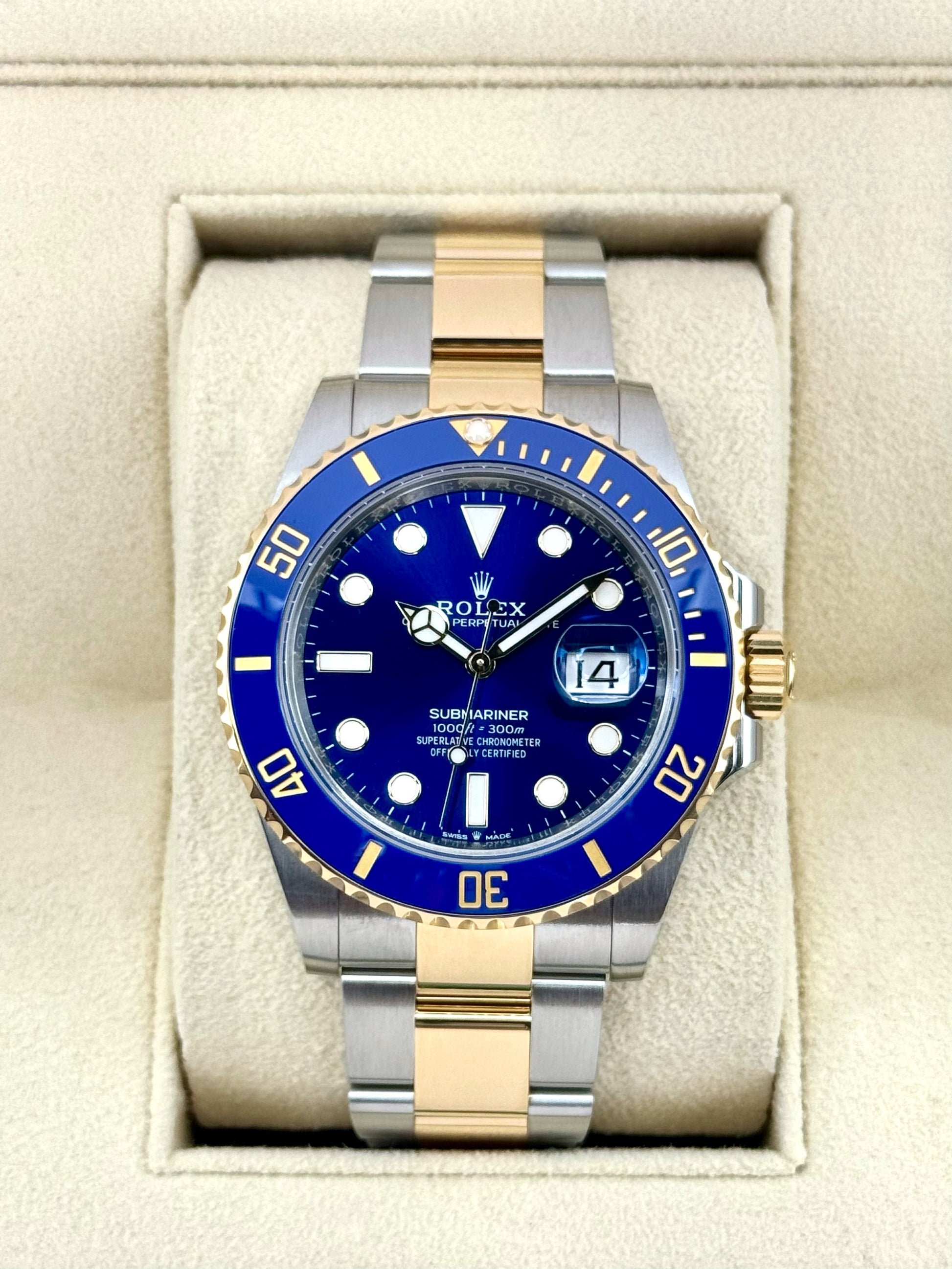 2023 Rolex Submariner "Bluesy" 41mm 126613LB Two-Tone Blue Dial - MyWatchLLC