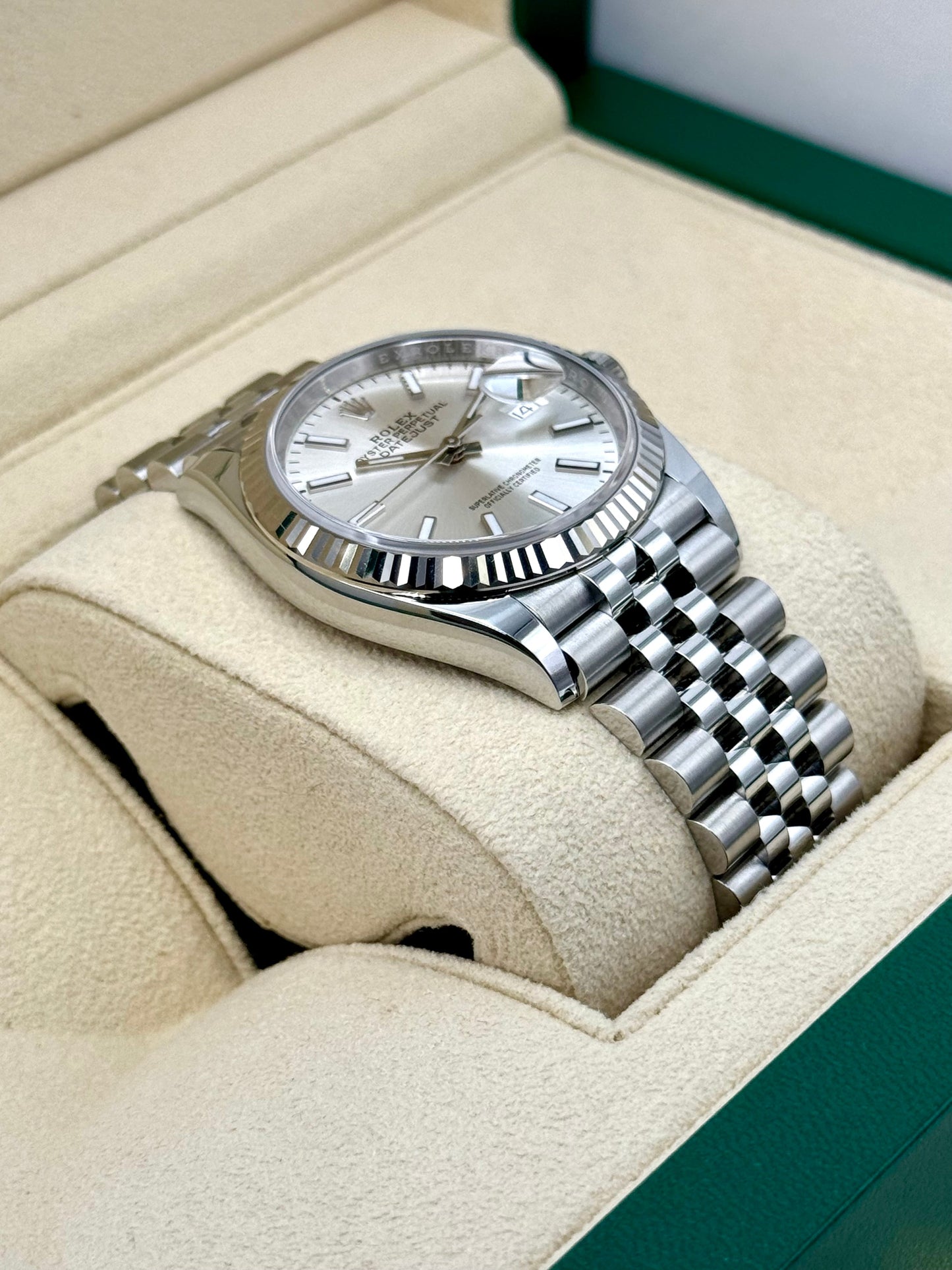NEW 2024 Rolex Datejust 36mm 126234 Stainless Steel Jubilee Silver Dial - MyWatchLLC