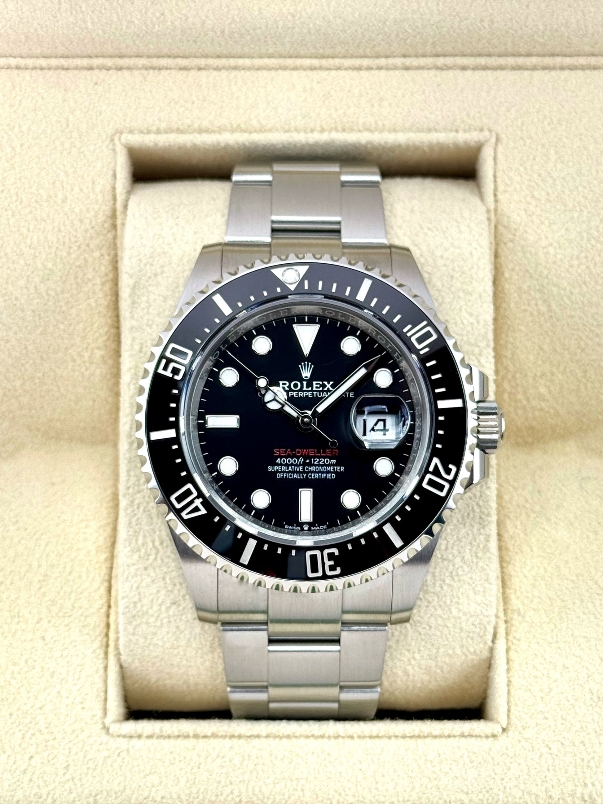 2022 Rolex Sea-Dweller 43mm 126600 Stainless Steel Black Dial - MyWatchLLC