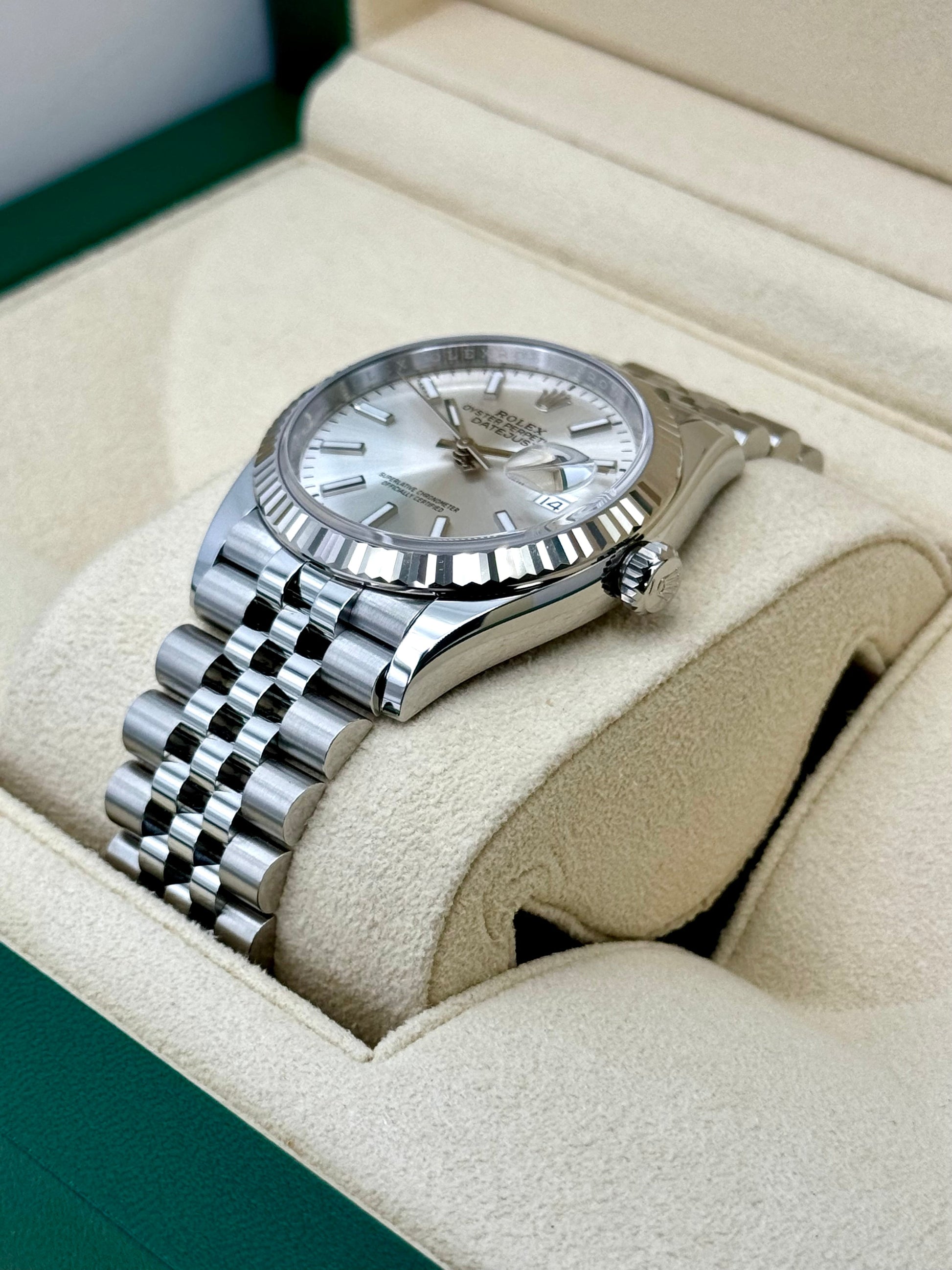 NEW 2024 Rolex Datejust 36mm 126234 Stainless Steel Jubilee Silver Dial - MyWatchLLC