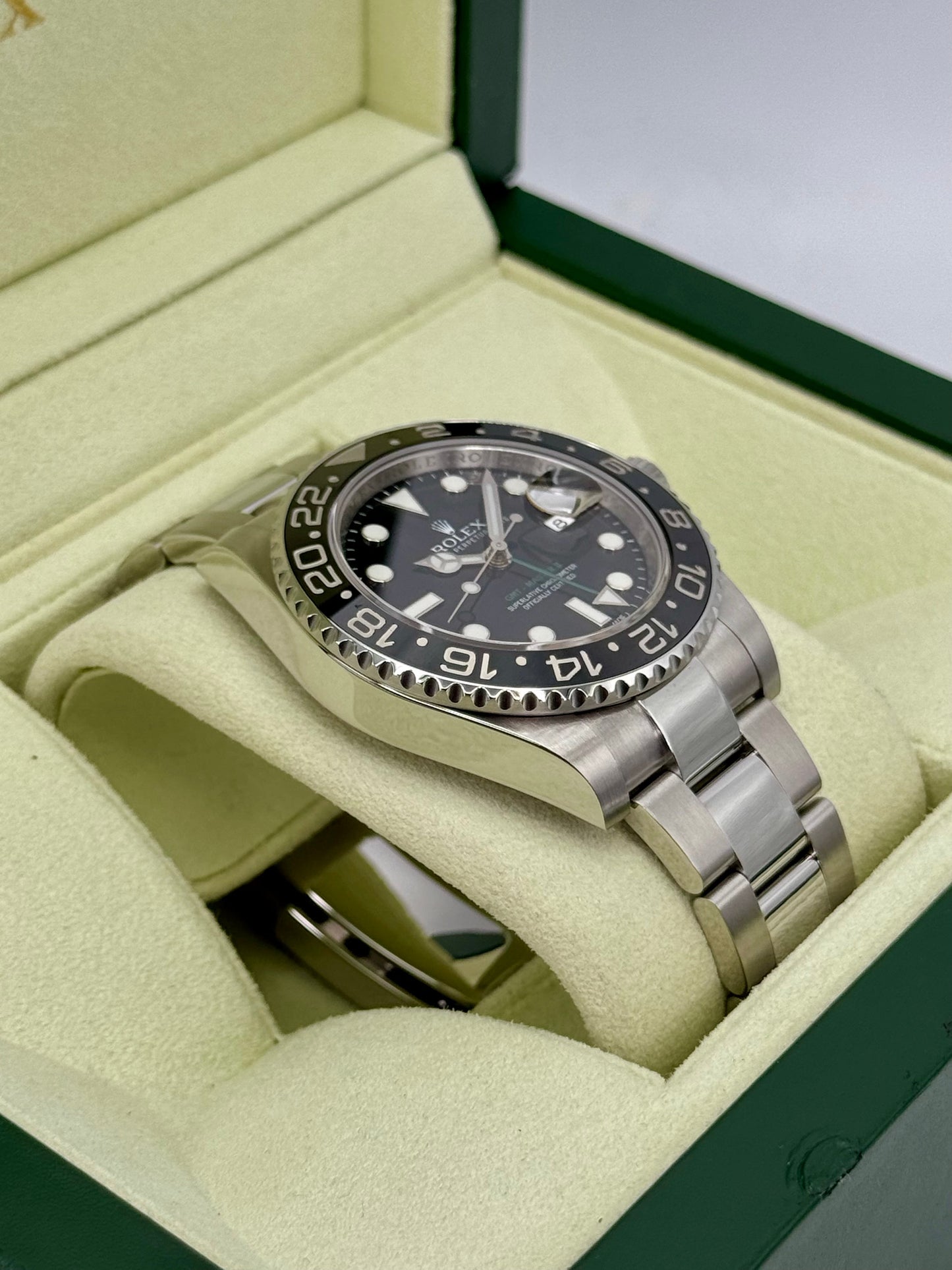 2012 Rolex GMT-Master II 40mm 116710LN Stainless Steel Black Dial - MyWatchLLC