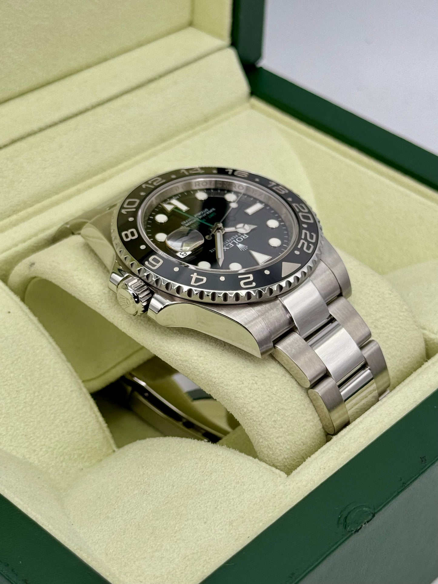2012 Rolex GMT-Master II 40mm 116710LN Stainless Steel Black Dial - MyWatchLLC