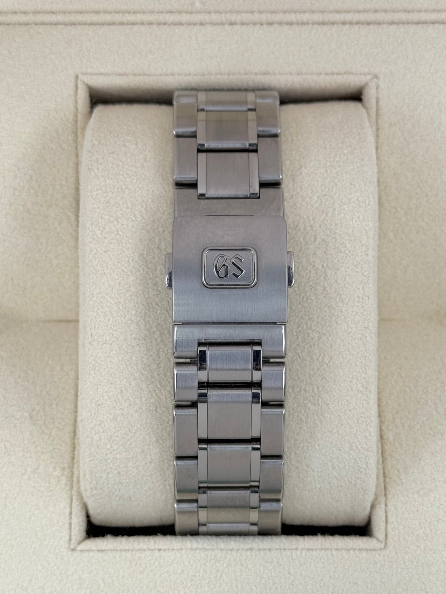 2017 Grand Seiko Spring Drive 40mm SBGA059 Titanium White Dial - MyWatchLLC