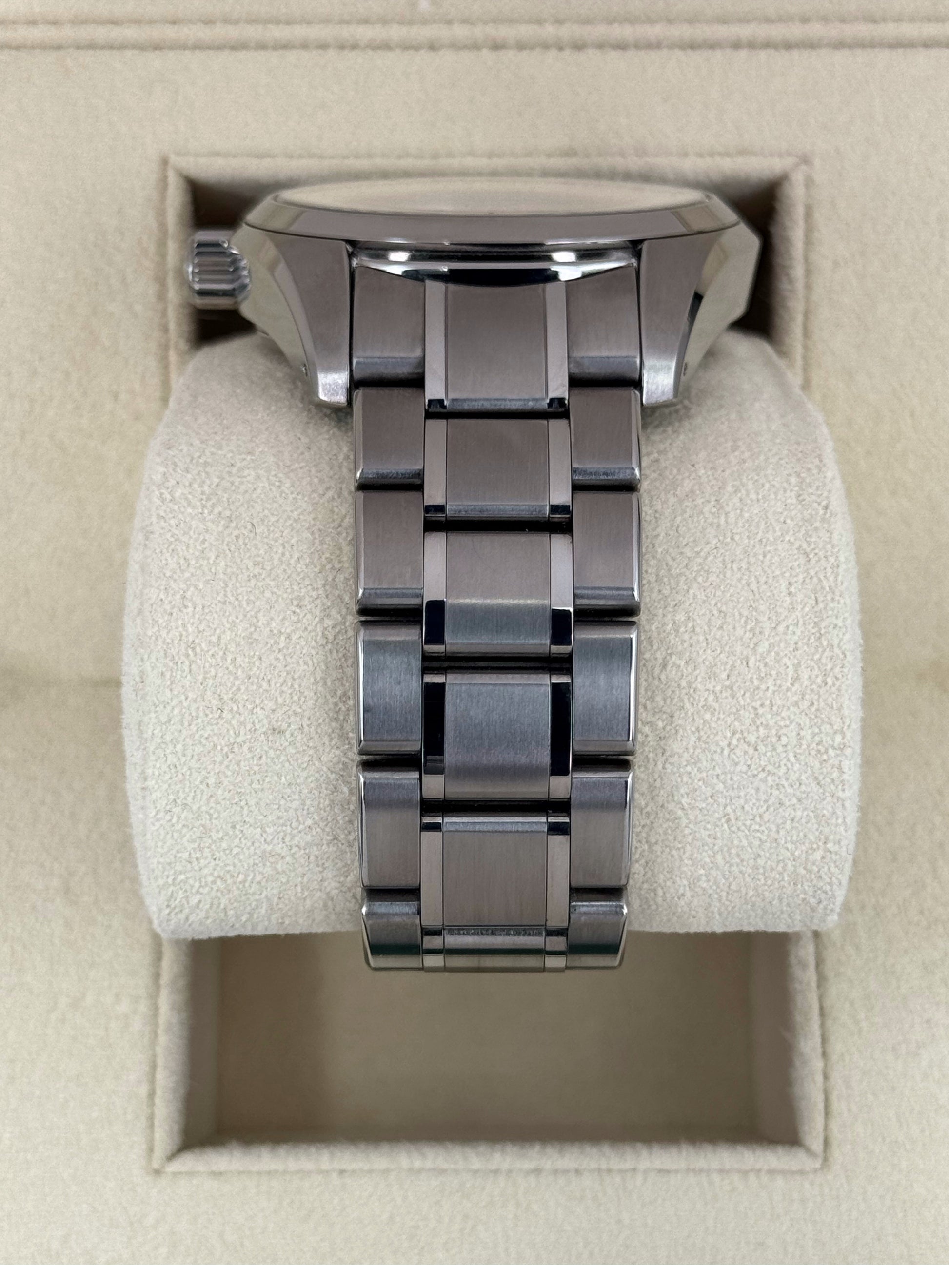 2017 Grand Seiko Spring Drive 40mm SBGA059 Titanium White Dial - MyWatchLLC