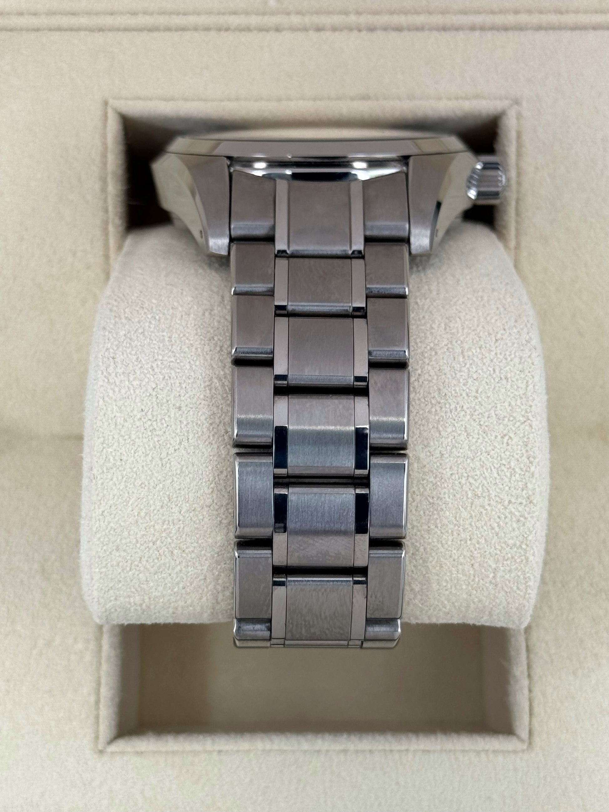 2017 Grand Seiko Spring Drive 40mm SBGA059 Titanium White Dial - MyWatchLLC