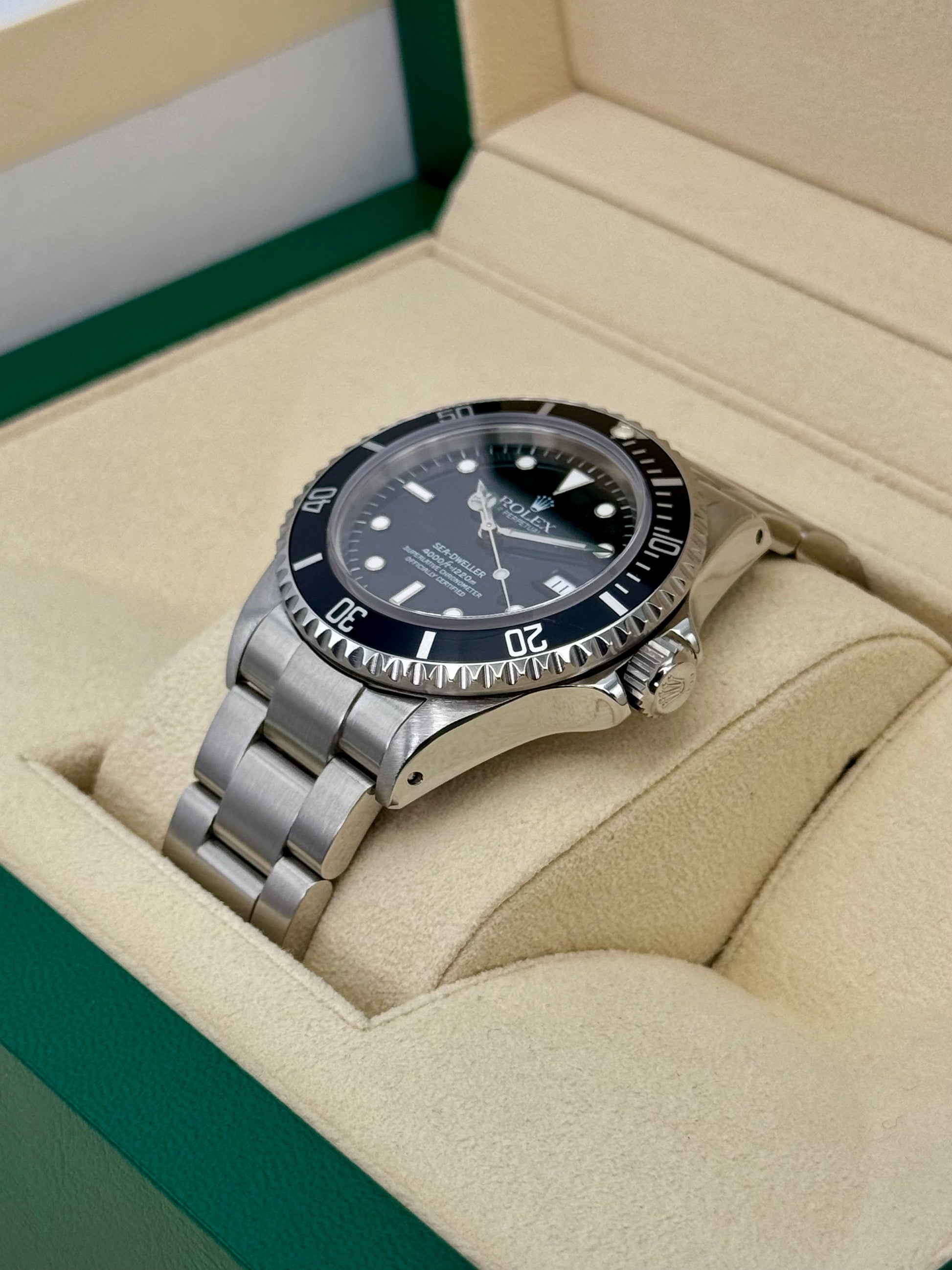 1995 Rolex Sea-Dweller 40mm 16600 Stainless Steel Black Dial - MyWatchLLC