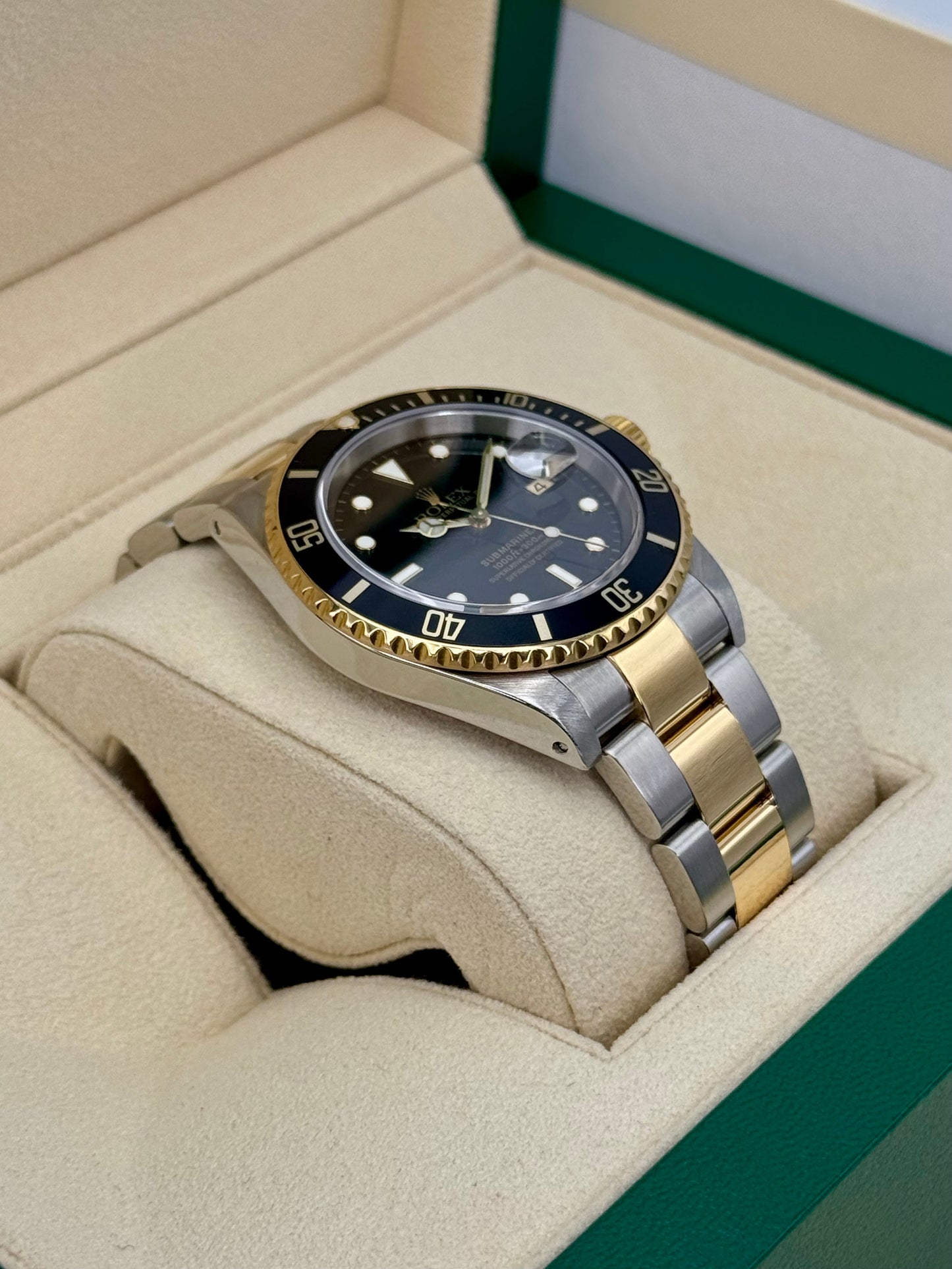 2005 Rolex Submariner 40mm 16613LN Two-Tone Black Dial - MyWatchLLC