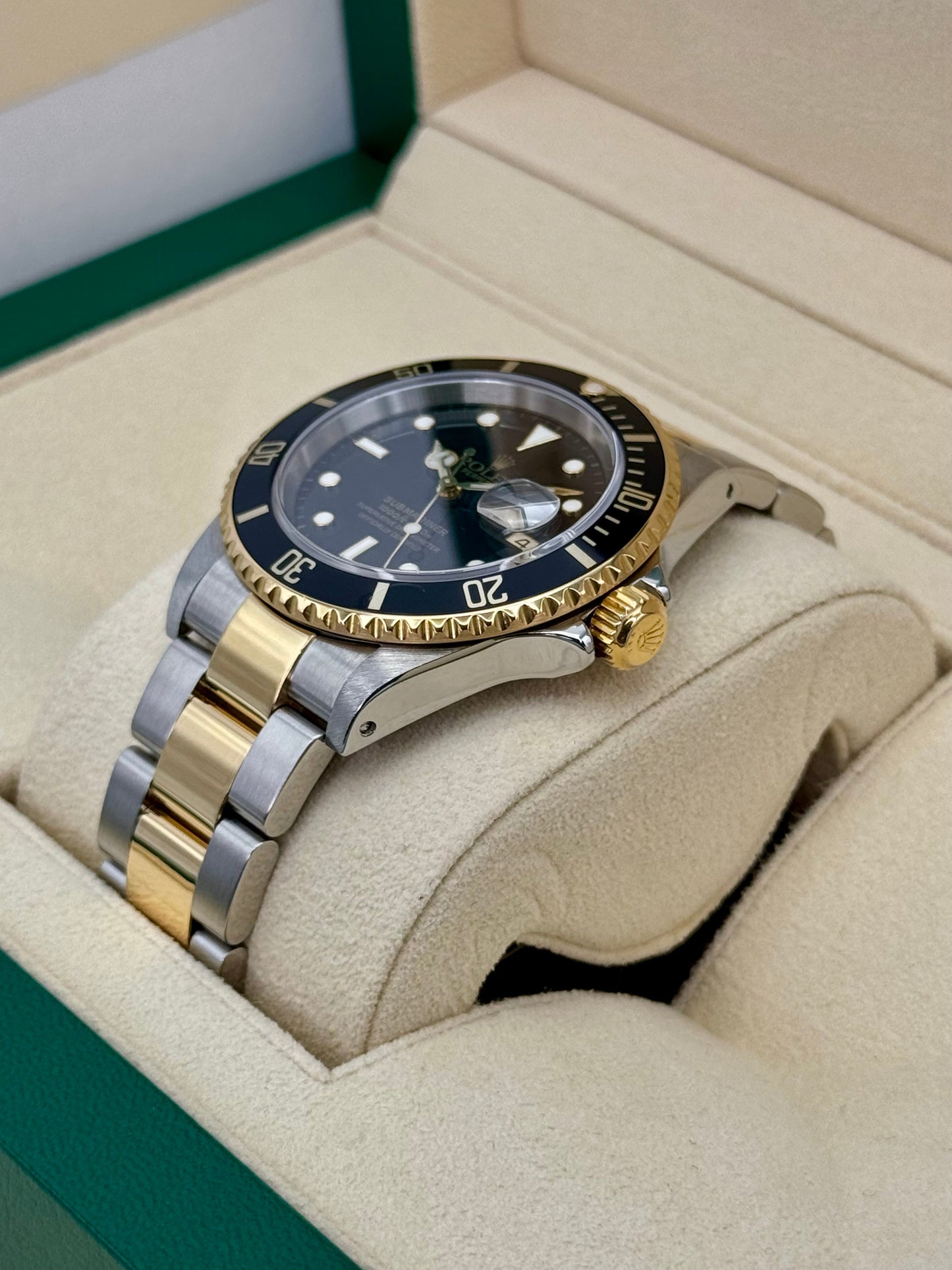 2005 Rolex Submariner 40mm 16613LN Two-Tone Black Dial - MyWatchLLC