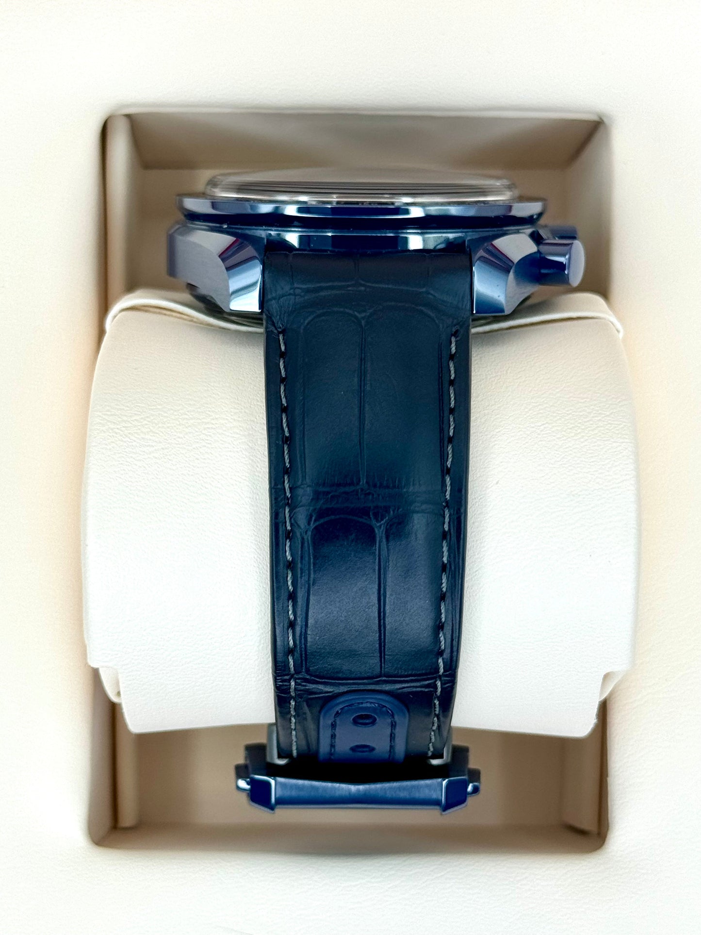 New 2024 Omega Speedmaster Moonphase 44.2mm 30493445203001 Blue Dial - MyWatchLLC