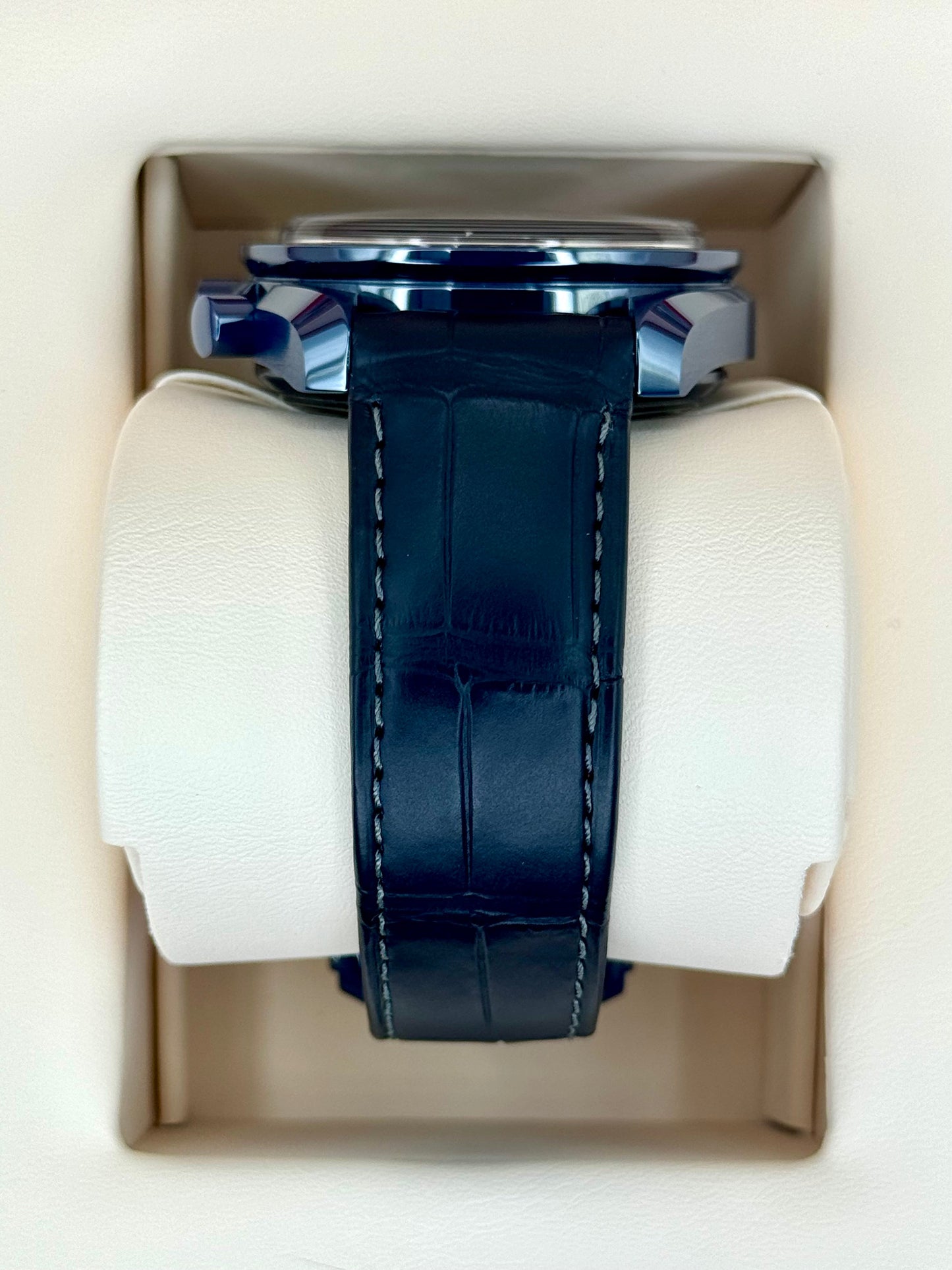 New 2024 Omega Speedmaster Moonphase 44.2mm 30493445203001 Blue Dial - MyWatchLLC