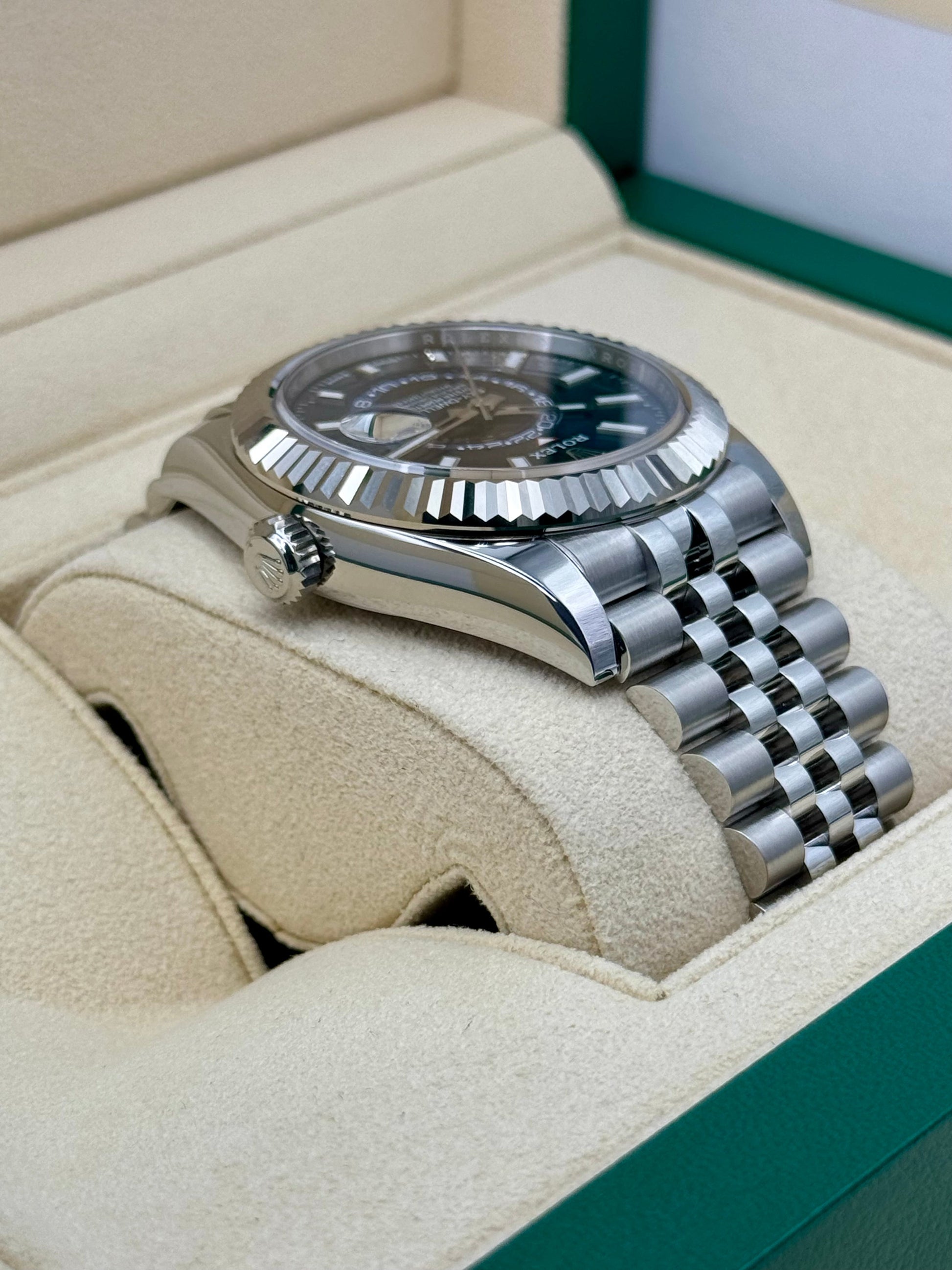 NEW 2023 Rolex Sky-Dweller 42mm Stainless Steel Jubilee Blue Dial - MyWatchLLC