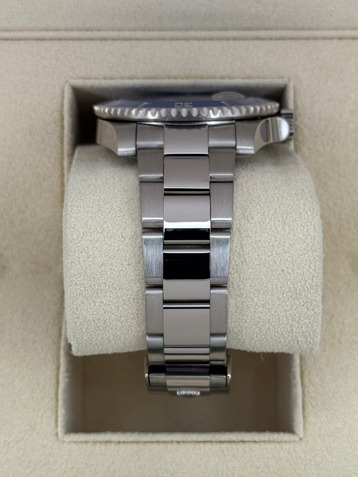 2017 Rolex Submariner "Smurf" 40mm 116619LB White Gold Blue Dial - MyWatchLLC