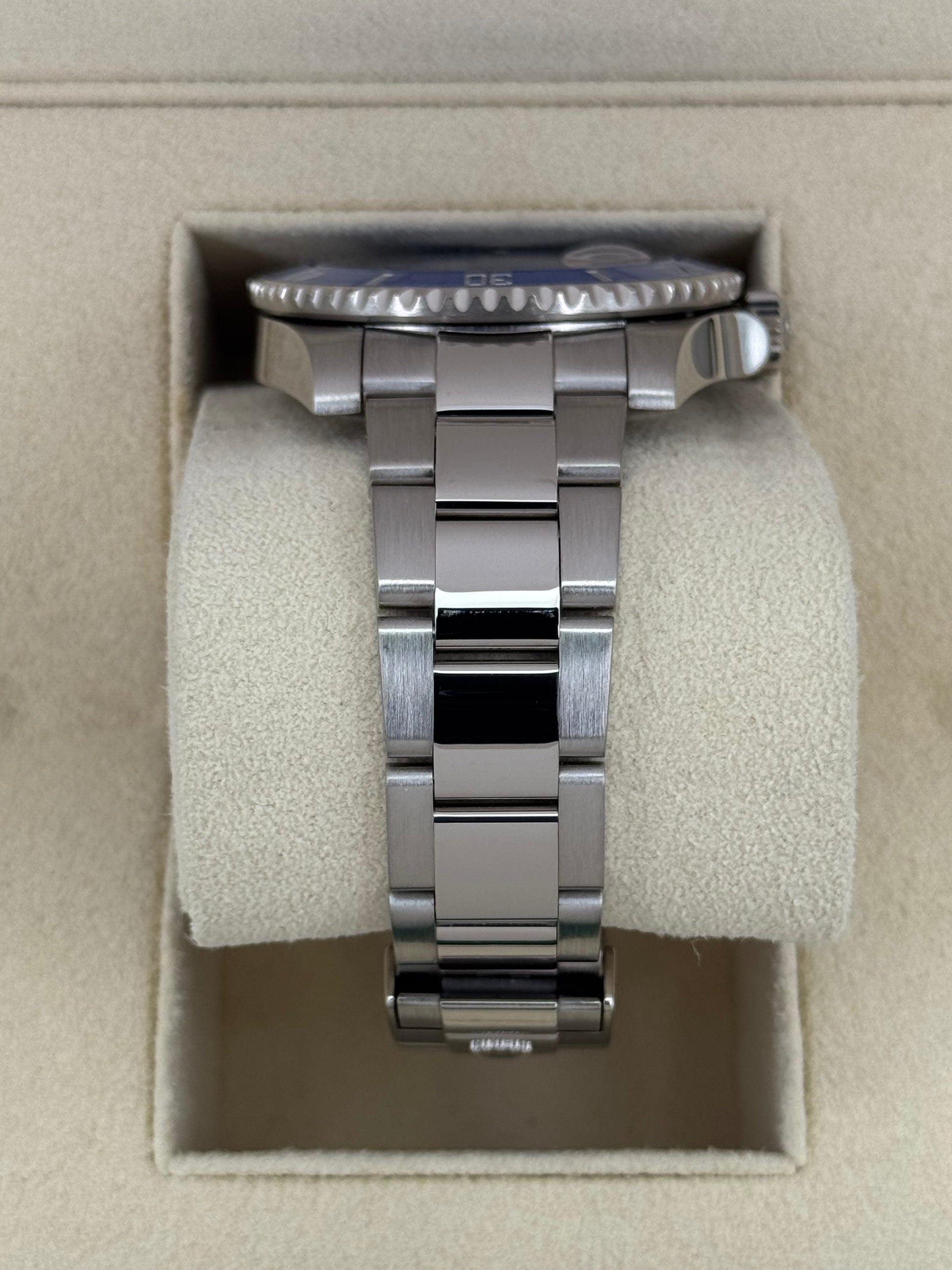 2017 Rolex Submariner "Smurf" 40mm 116619LB White Gold Blue Dial - MyWatchLLC