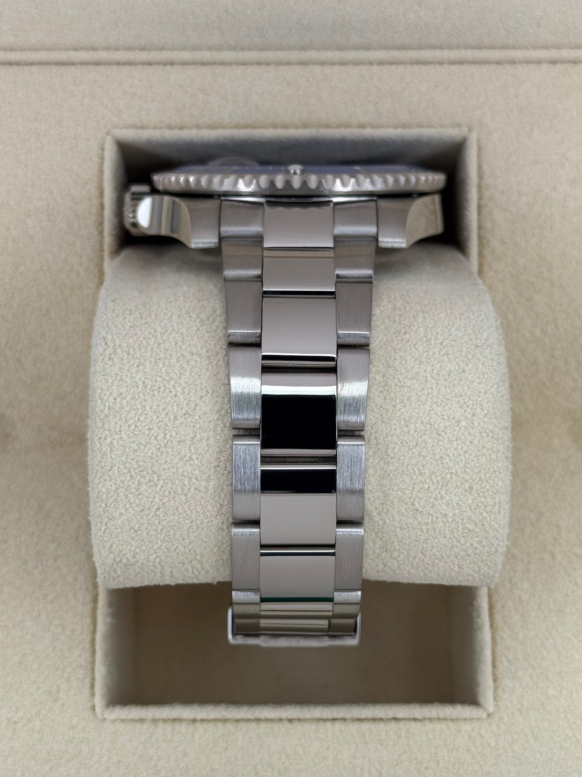 2017 Rolex Submariner "Smurf" 40mm 116619LB White Gold Blue Dial - MyWatchLLC