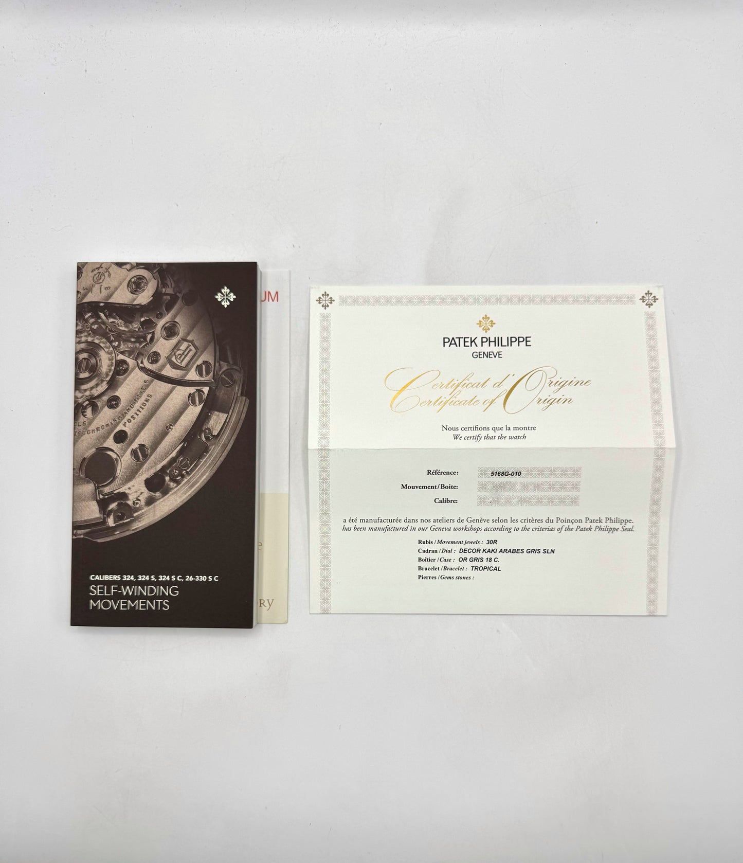 2022 Patek Philippe Aquanaut 5168G 42.2mm White Gold Green Dial - MyWatchLLC