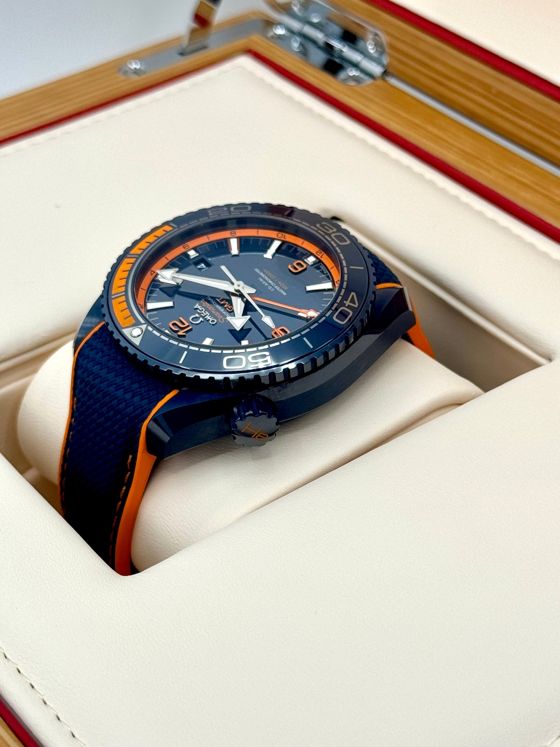 2020 Omega Seamaster Planet Ocean 45.5mm 215.92.46.22.03.001 Blue Dial - MyWatchLLC