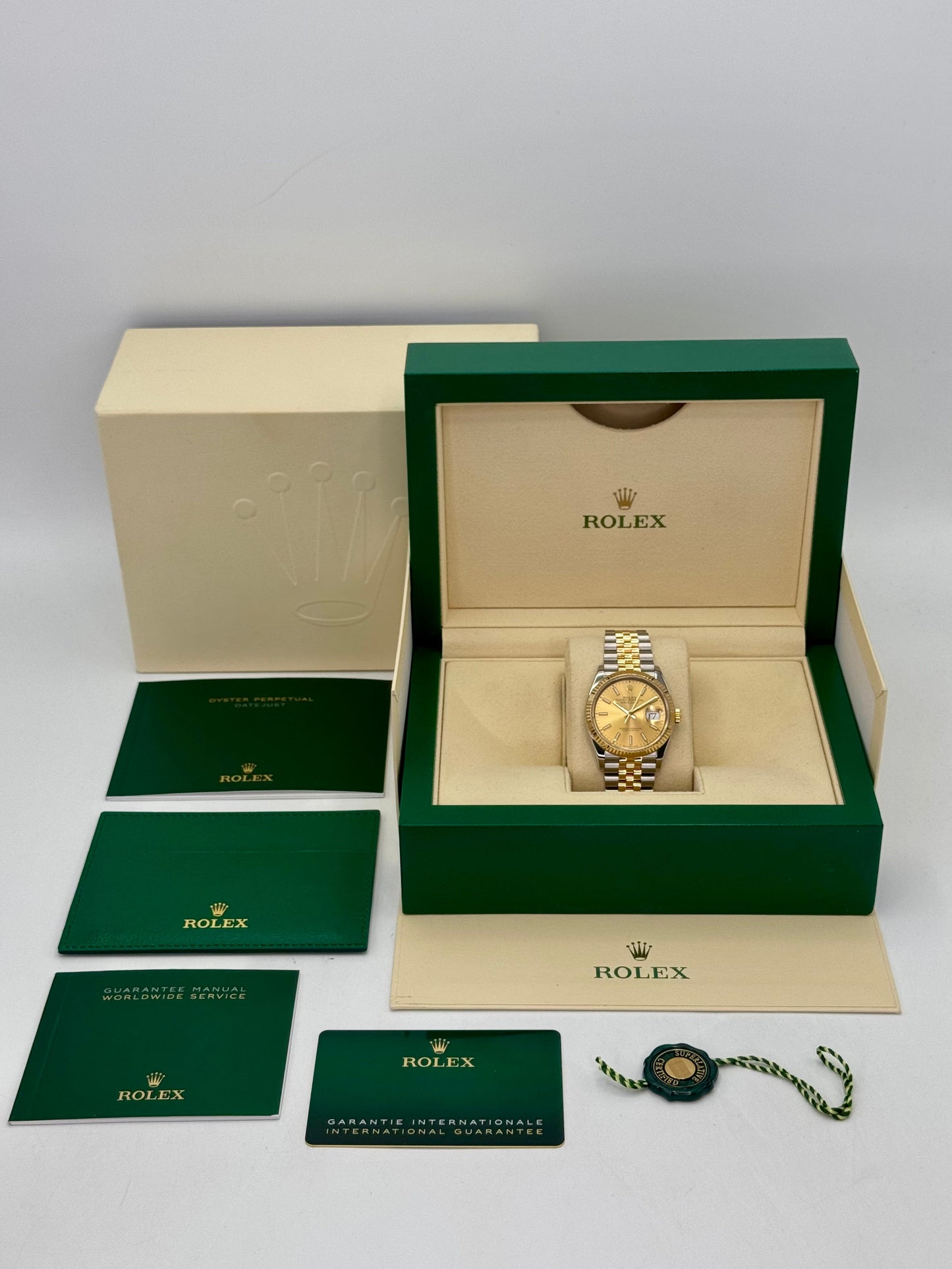 2023 Rolex Datejust 36mm 126233 Two-Tone Champagne Dial - MyWatchLLC