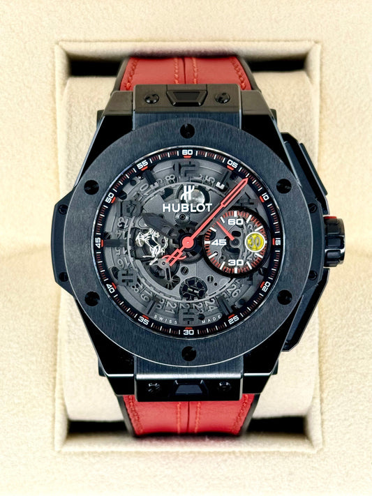 Big Bang Ferrari 45mm 401.QX.0123.VR Carbon Skeletonized Dial - MyWatchLLC