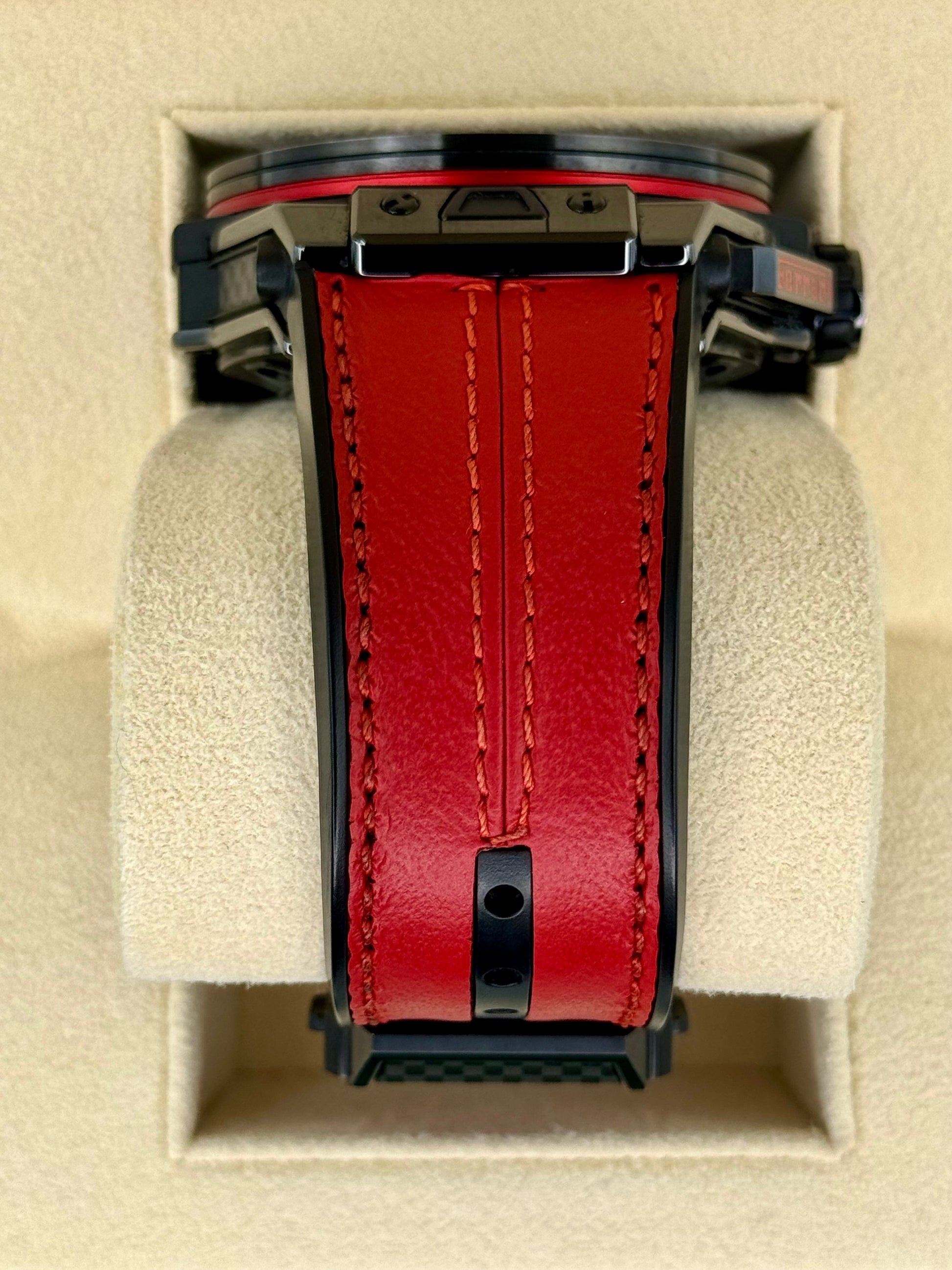 Big Bang Ferrari 45mm 401.QX.0123.VR Carbon Skeletonized Dial - MyWatchLLC