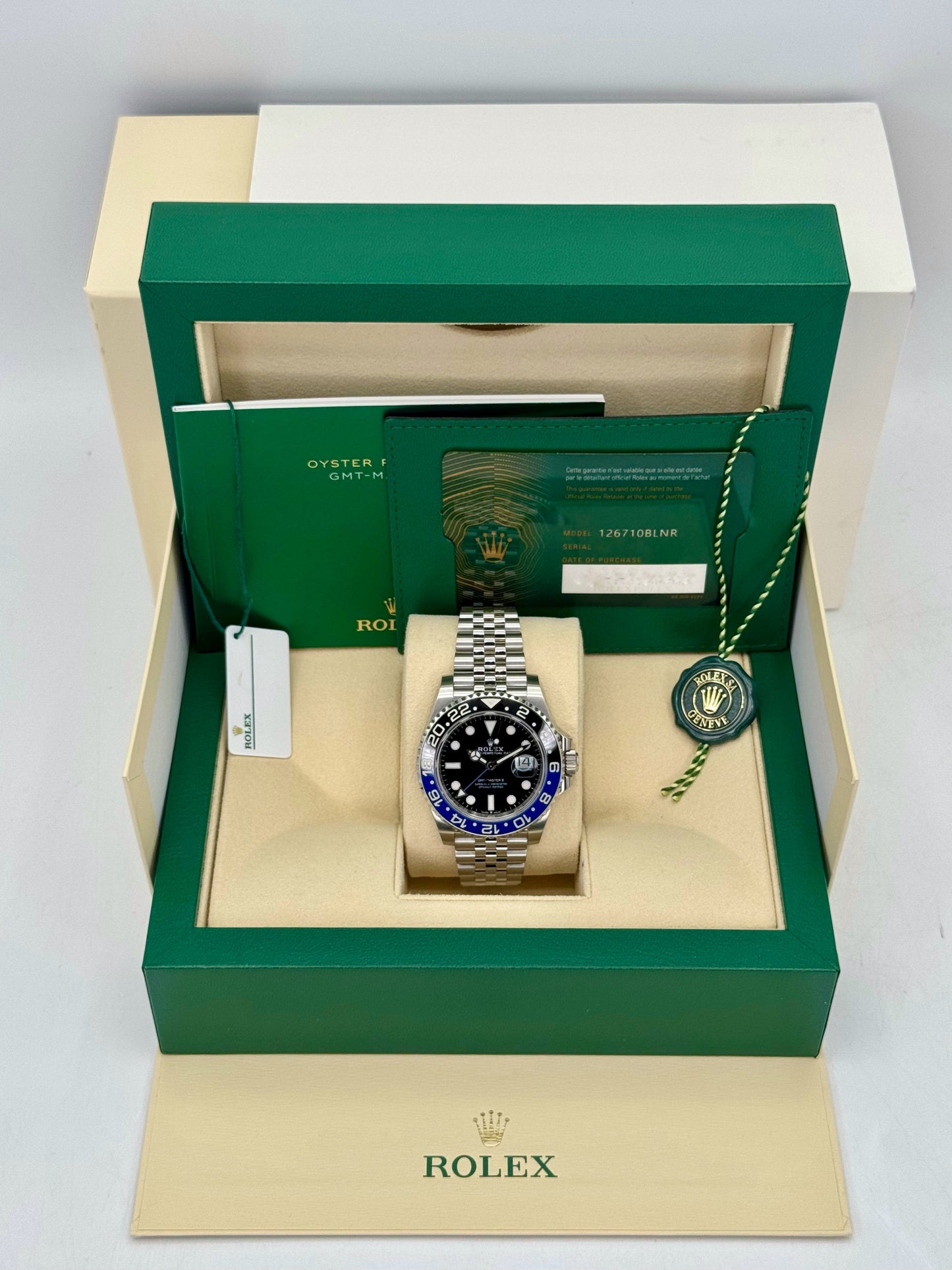 2024 Rolex GMT-Master II "Batgirl" 40mm 126710BLNR Jubilee - MyWatchLLC