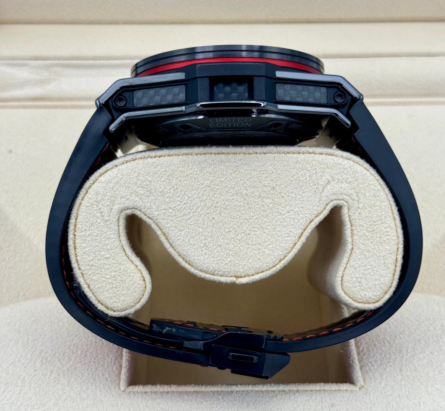 Big Bang Ferrari 45mm 401.QX.0123.VR Carbon Skeletonized Dial - MyWatchLLC