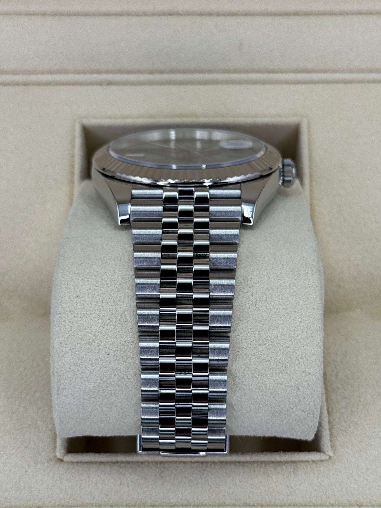 2021 Rolex Datejust 41mm Stainless Steel Jubilee Wimbledon Dial - MyWatchLLC