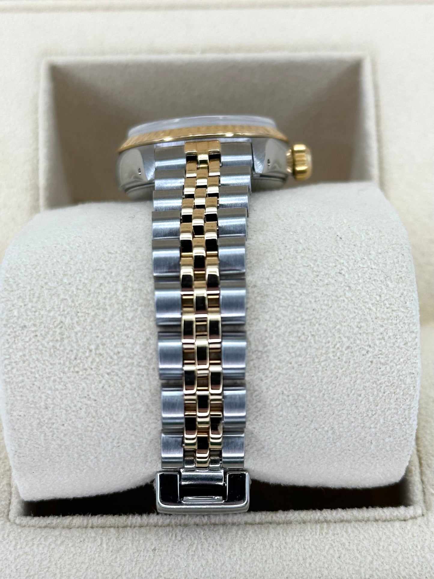 1990 Rolex Lady Datejust 28mm 69173 Two-Tone Jubilee Champagne Dial - MyWatchLLC