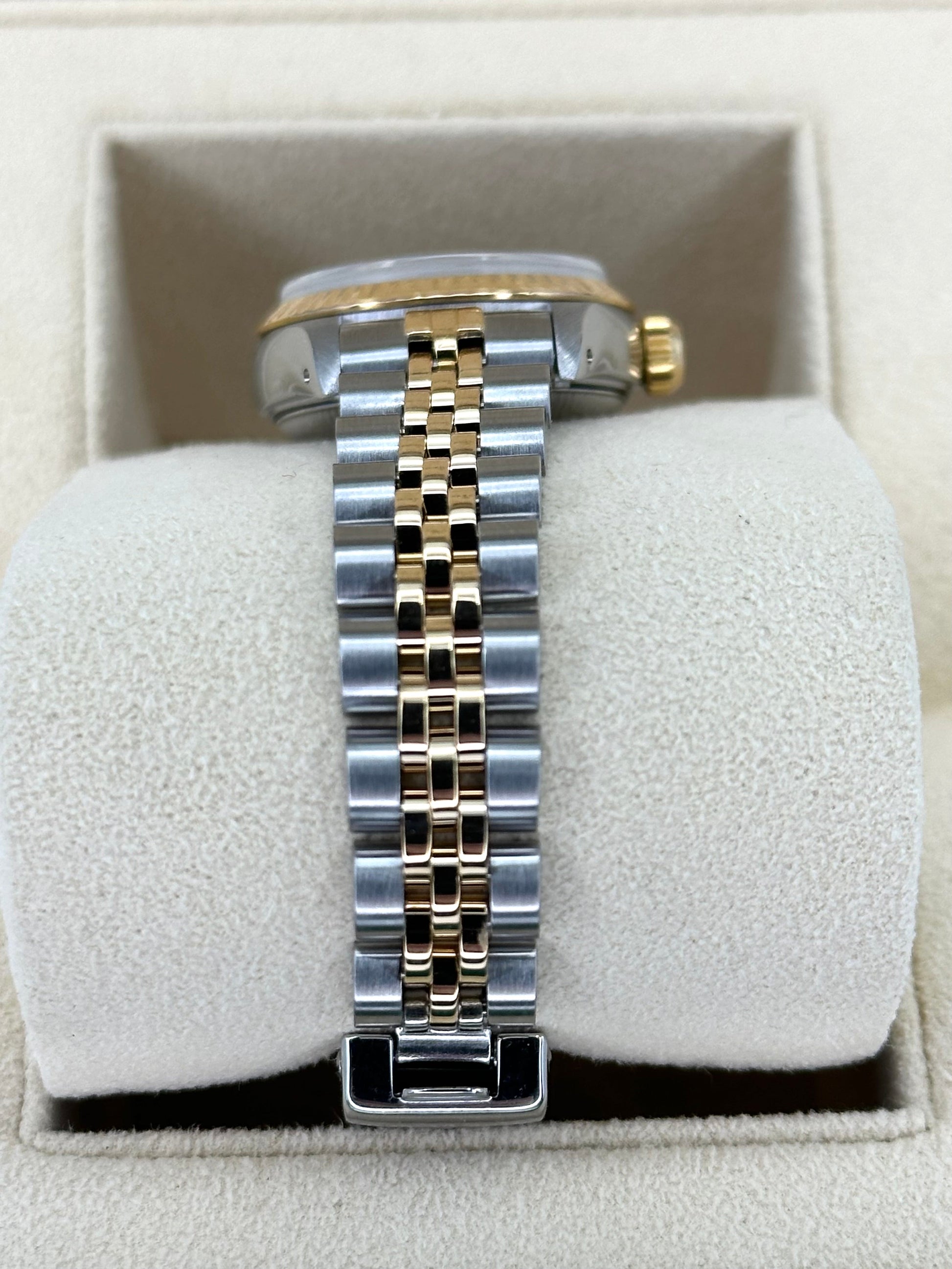 1990 Rolex Lady Datejust 28mm 69173 Two-Tone Jubilee Champagne Dial - MyWatchLLC