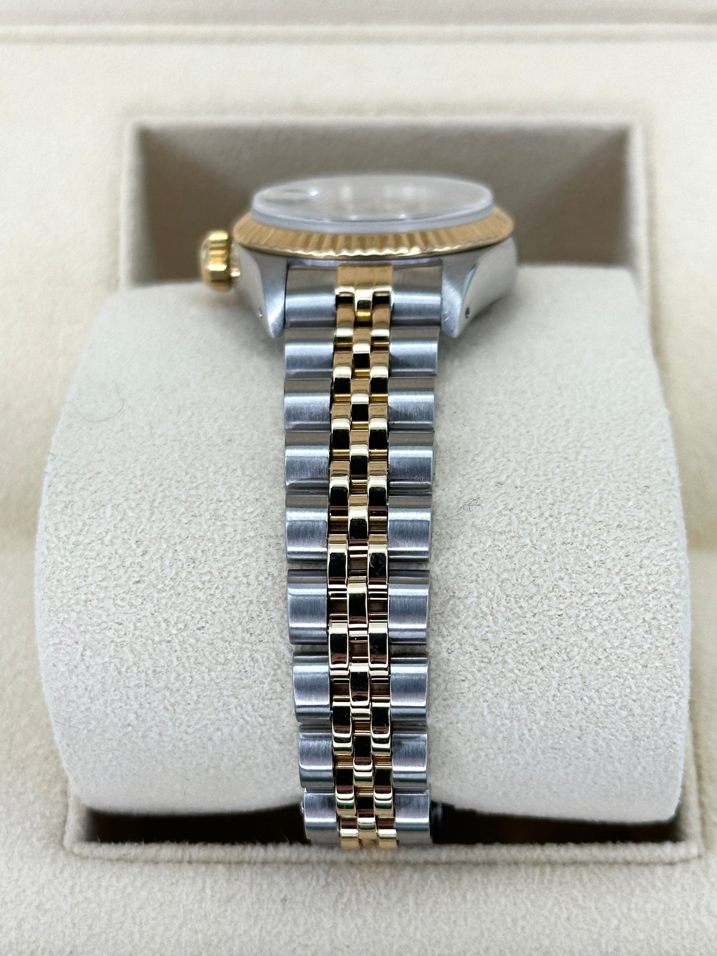 1990 Rolex Lady Datejust 28mm 69173 Two-Tone Jubilee Champagne Dial - MyWatchLLC