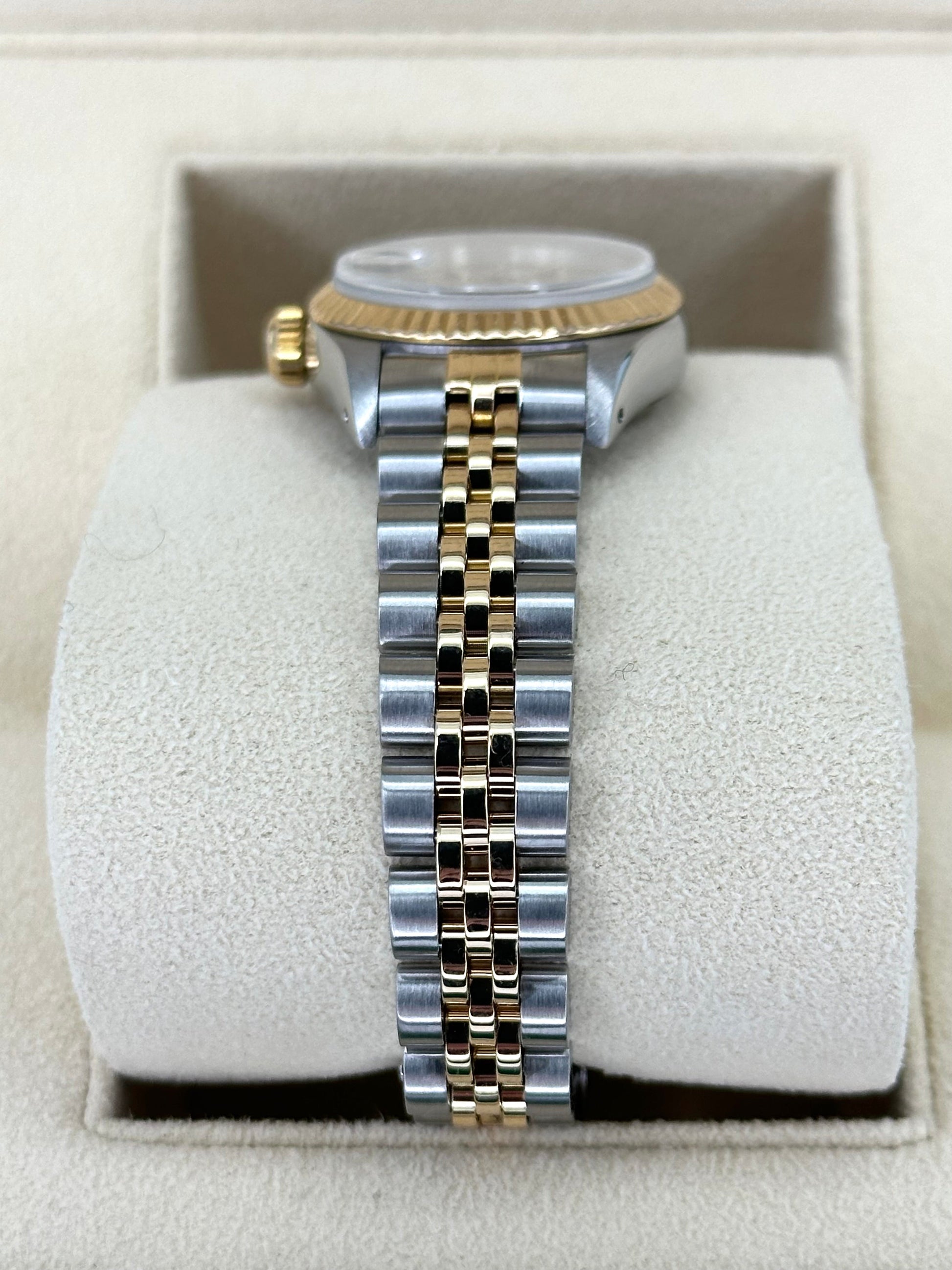1990 Rolex Lady Datejust 28mm 69173 Two-Tone Jubilee Champagne Dial - MyWatchLLC