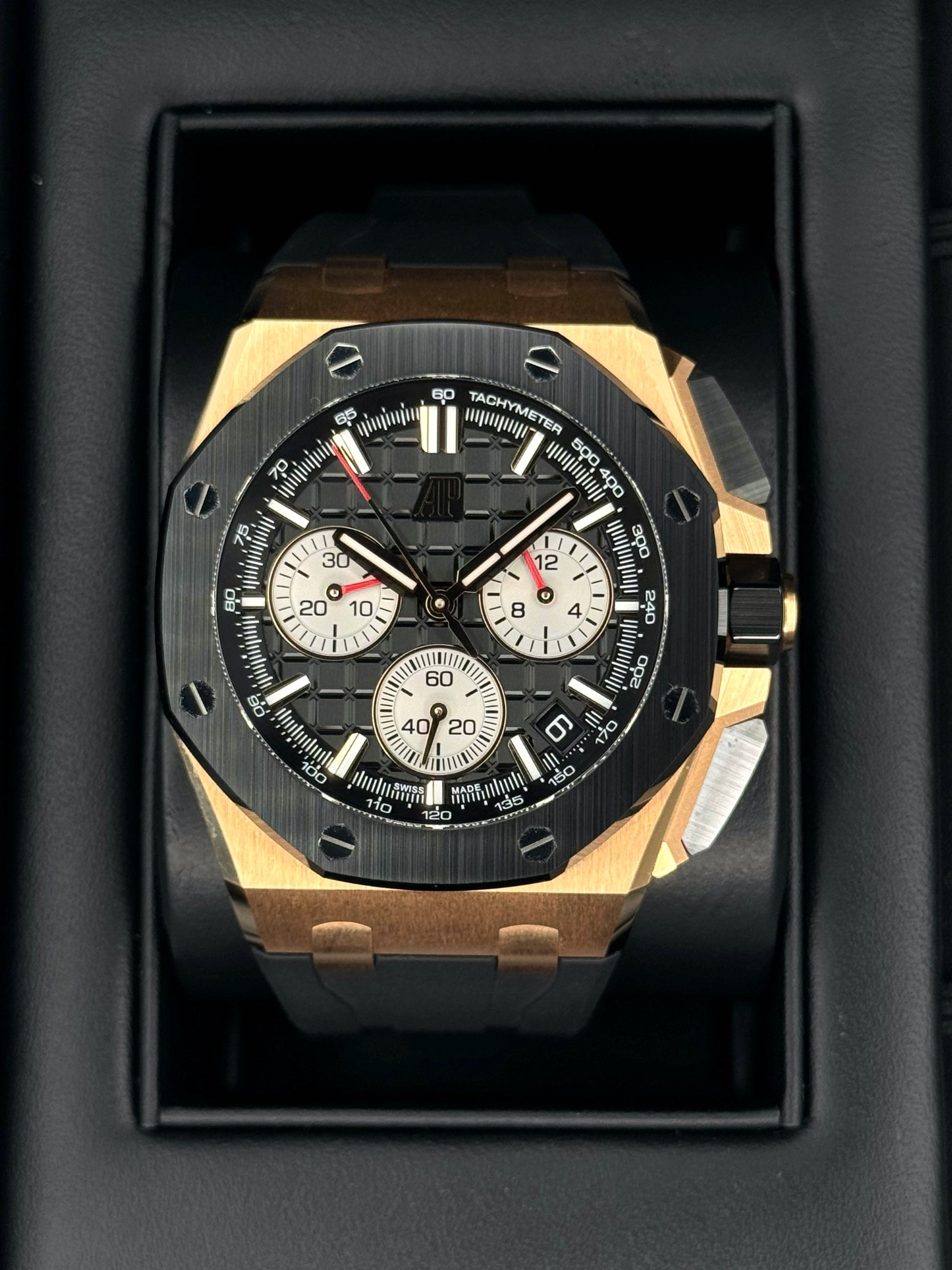 NEW 2024 Audemars Piguet Royal Oak Offshore Chrono 43mm 26420RO - MyWatchLLC