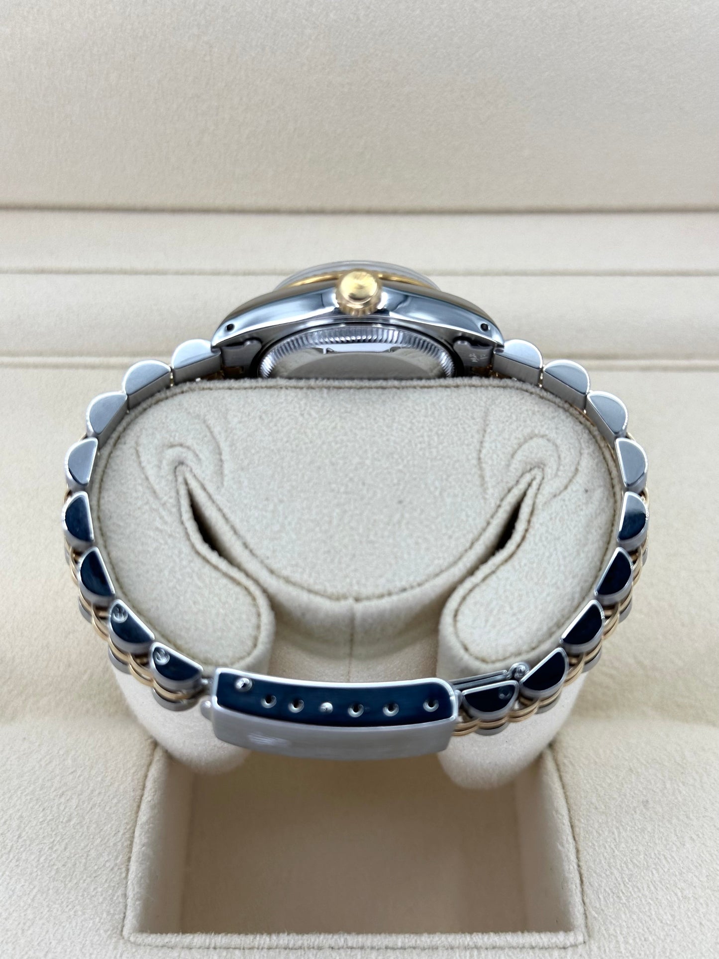 1990 Rolex Lady Datejust 28mm 69173 Two-Tone Jubilee Champagne Dial - MyWatchLLC