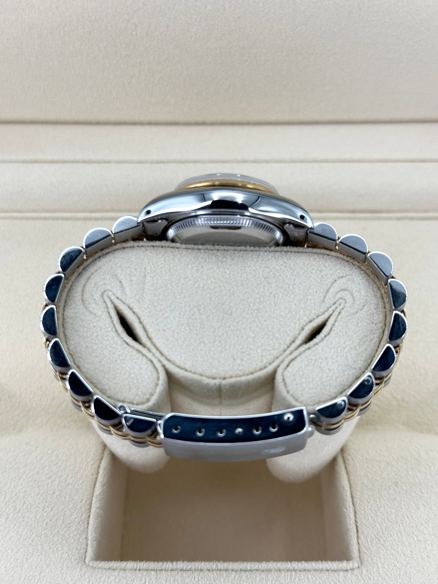 1990 Rolex Lady Datejust 28mm 69173 Two-Tone Jubilee Champagne Dial - MyWatchLLC