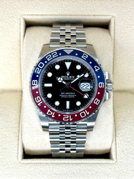 NEW 2024 Rolex GMT-Master II "Pepsi" 40mm 126710BLRO Jubilee - MyWatchLLC