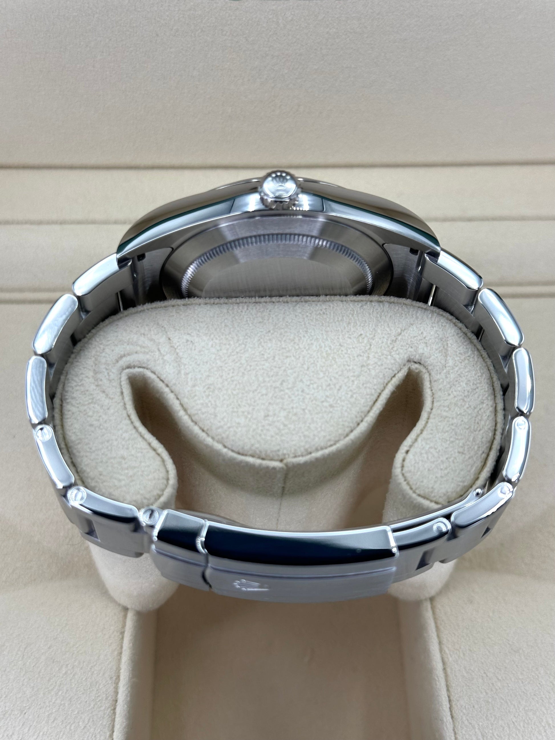 Rolex Oyster Perpetual 39mm 114300 Blue Stick Dial - MyWatchLLC