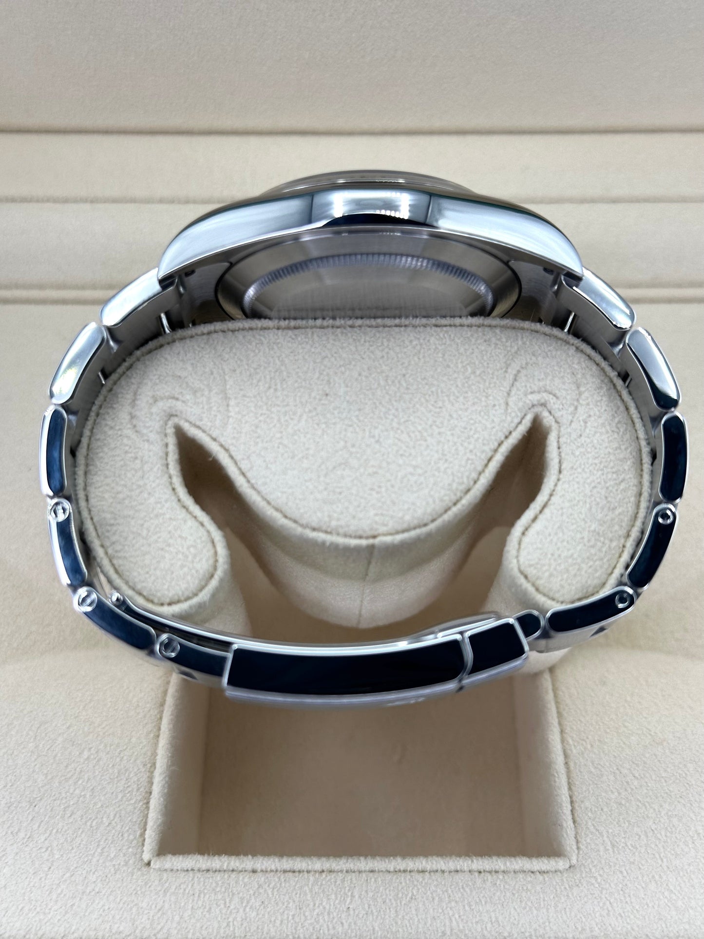 Rolex Oyster Perpetual 39mm 114300 Blue Stick Dial - MyWatchLLC