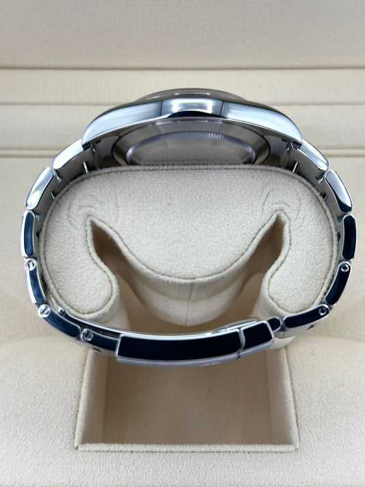 Rolex Oyster Perpetual 39mm 114300 Blue Stick Dial - MyWatchLLC