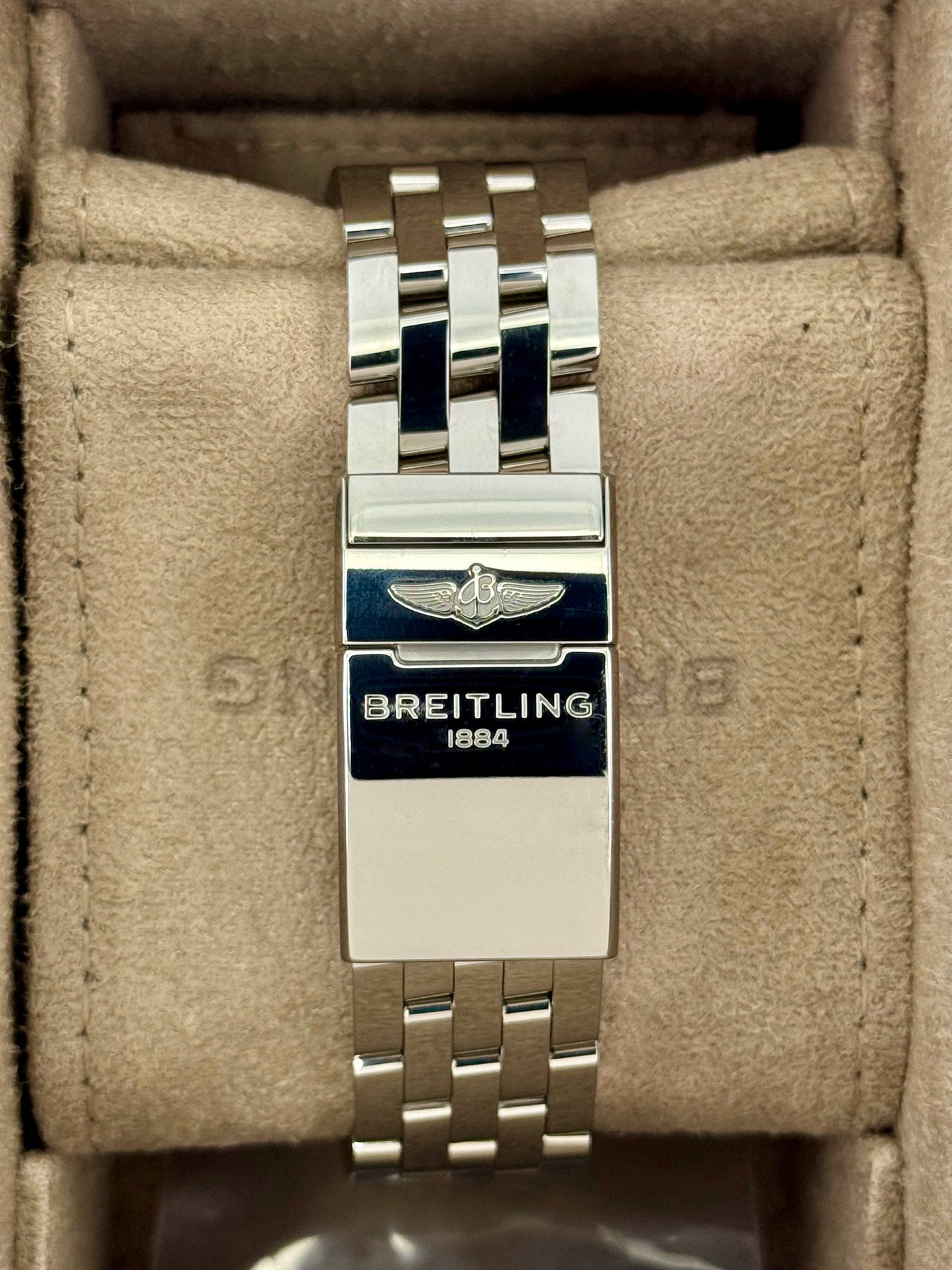 2022 Breitling Chronomat B01 44mm AB0115 Stainless Steel Blue Dial - MyWatchLLC