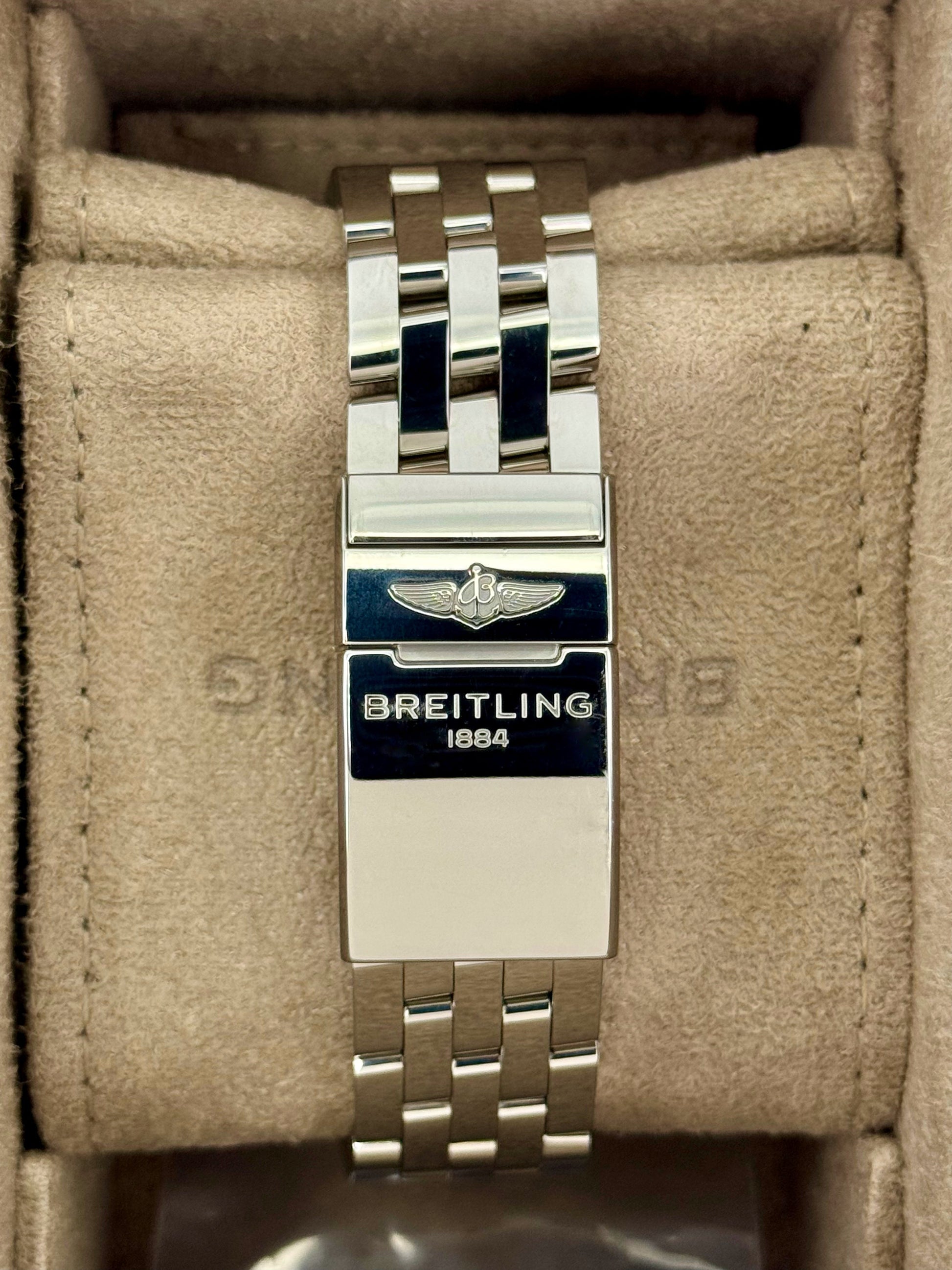 2022 Breitling Chronomat B01 44mm AB0115 Stainless Steel Blue Dial - MyWatchLLC