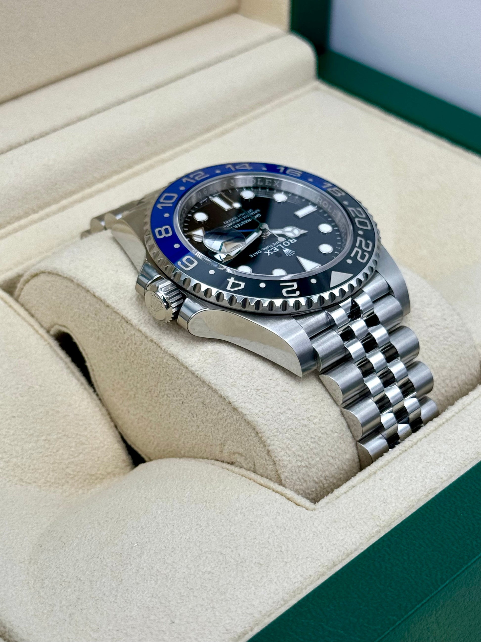 2023 Rolex GMT-Master II "Batgirl" 40mm 126710BLNR Jubilee Black Dial - MyWatchLLC