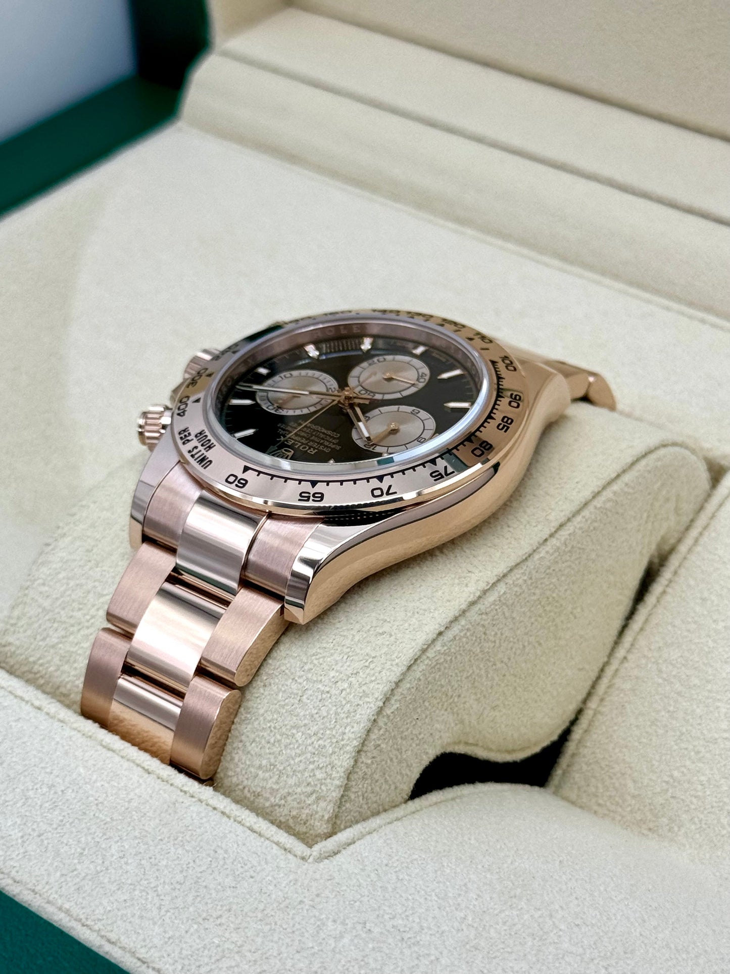 NEW 2024 Rolex Daytona 40mm 126505 Rose Gold Black Dial - MyWatchLLC